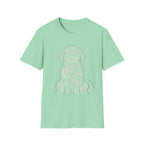 Paisley Dog Silhouette T-Shirt