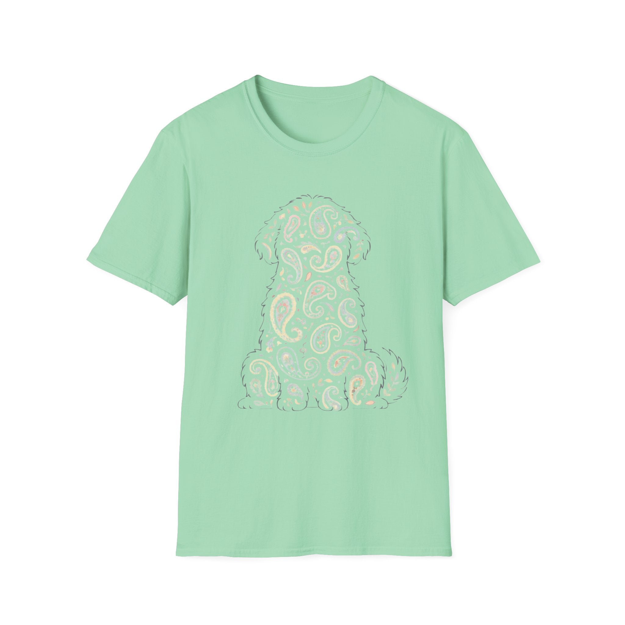 Paisley Dog Silhouette T-Shirt