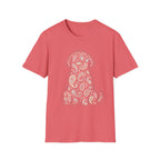 Paisley Dog Silhouette T-Shirt