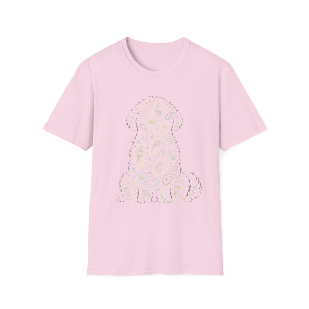 Paisley Dog Silhouette T-Shirt
