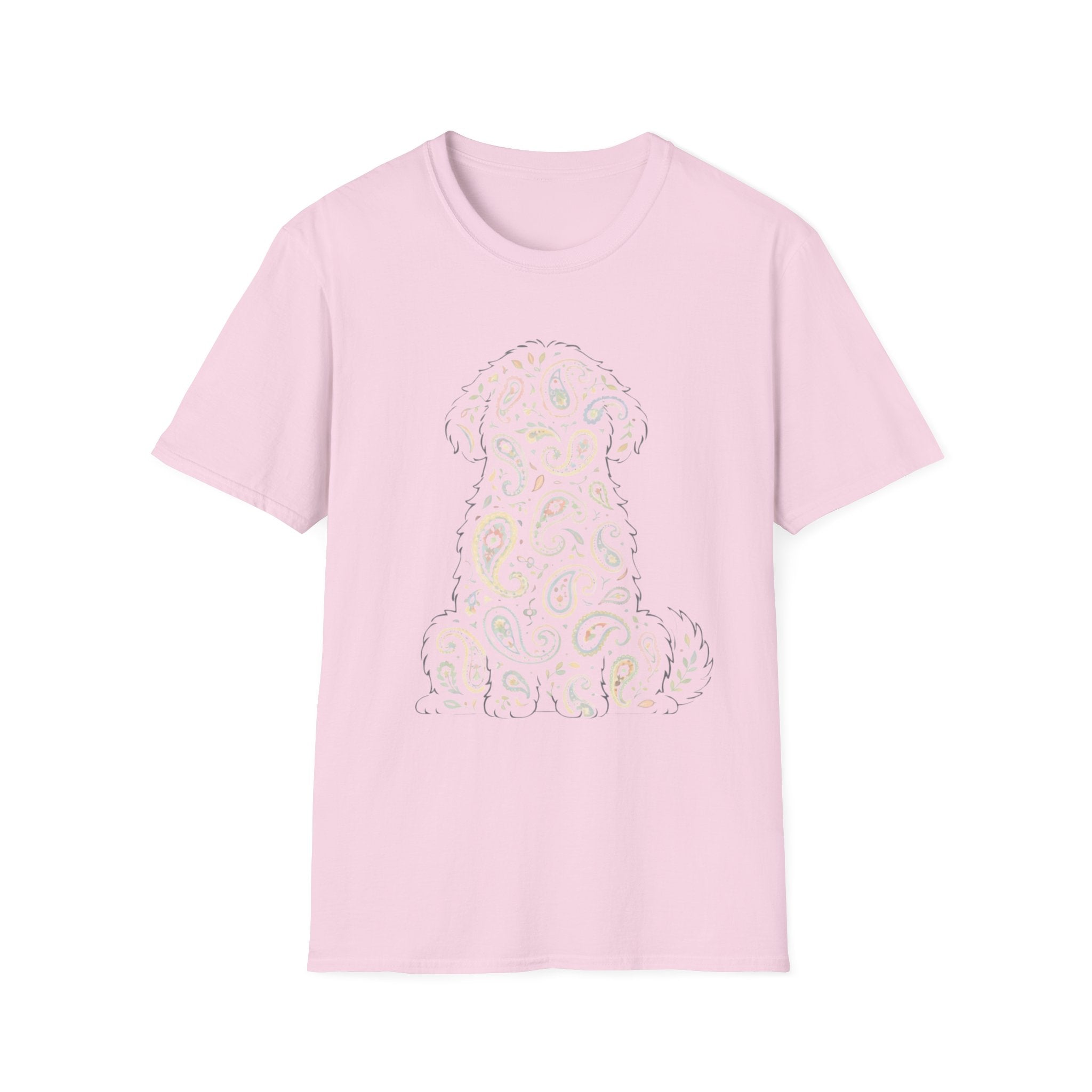 Paisley Dog Silhouette T-Shirt