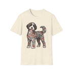 Standing Floral Bernedoodle T-Shirt