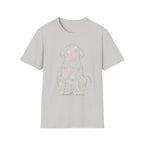 Floral Doodle Mom Silhouette T-Shirt