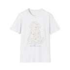 Floral Doodle Mom Silhouette T-Shirt
