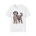 Standing Floral Bernedoodle T-Shirt