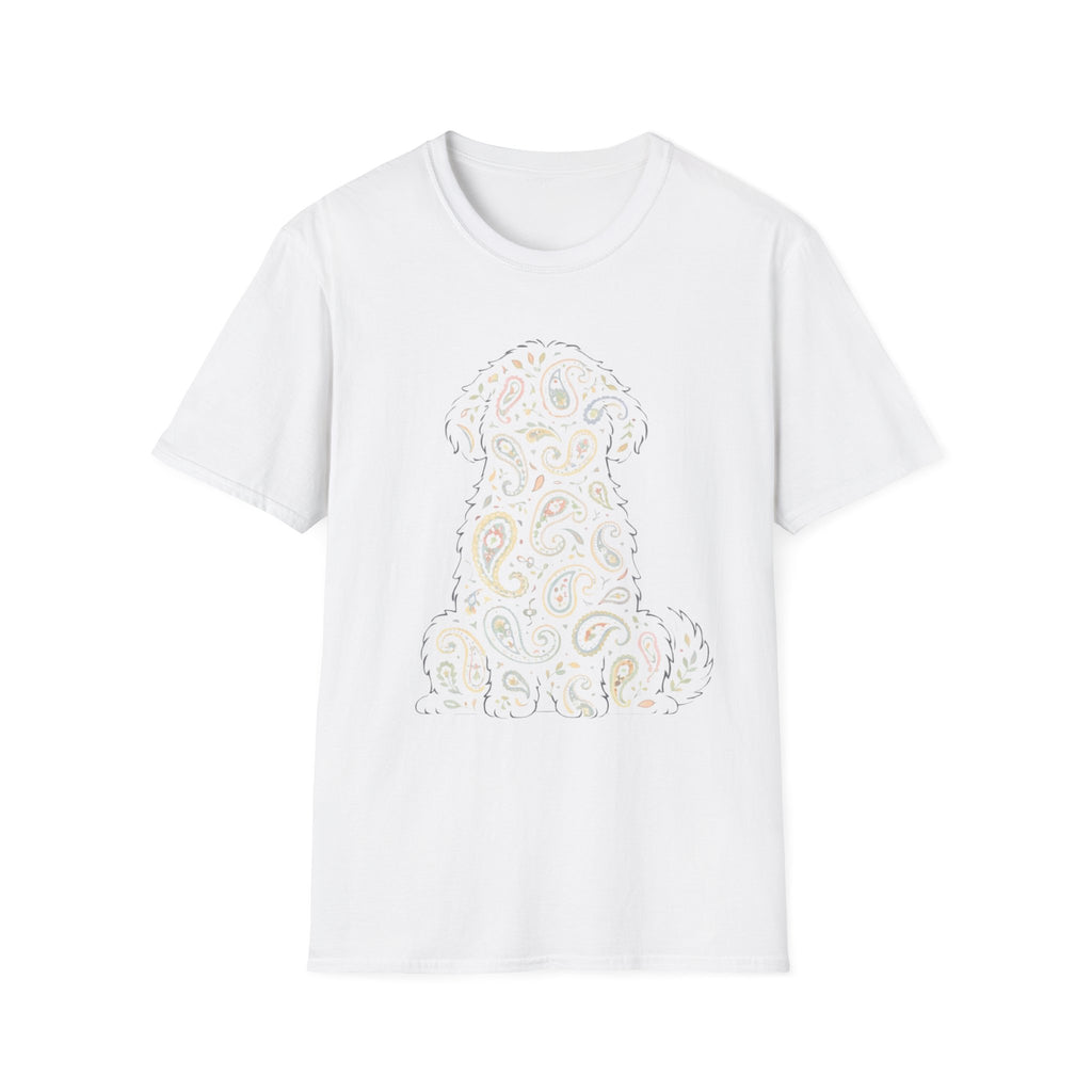 Paisley Dog Silhouette T-Shirt