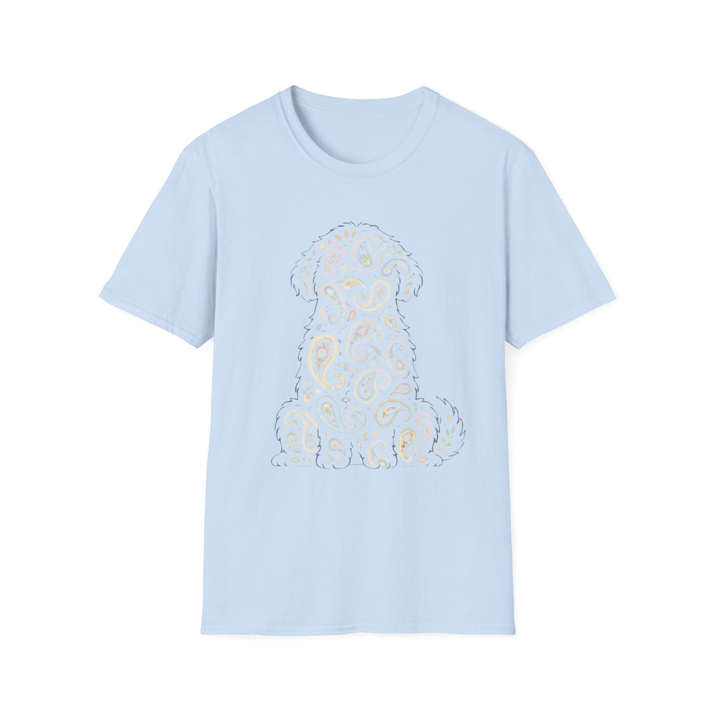 Paisley Dog Silhouette T-Shirt