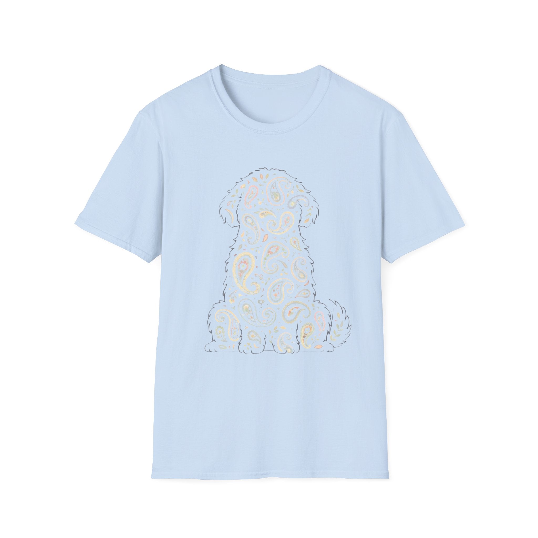 Paisley Dog Silhouette T-Shirt