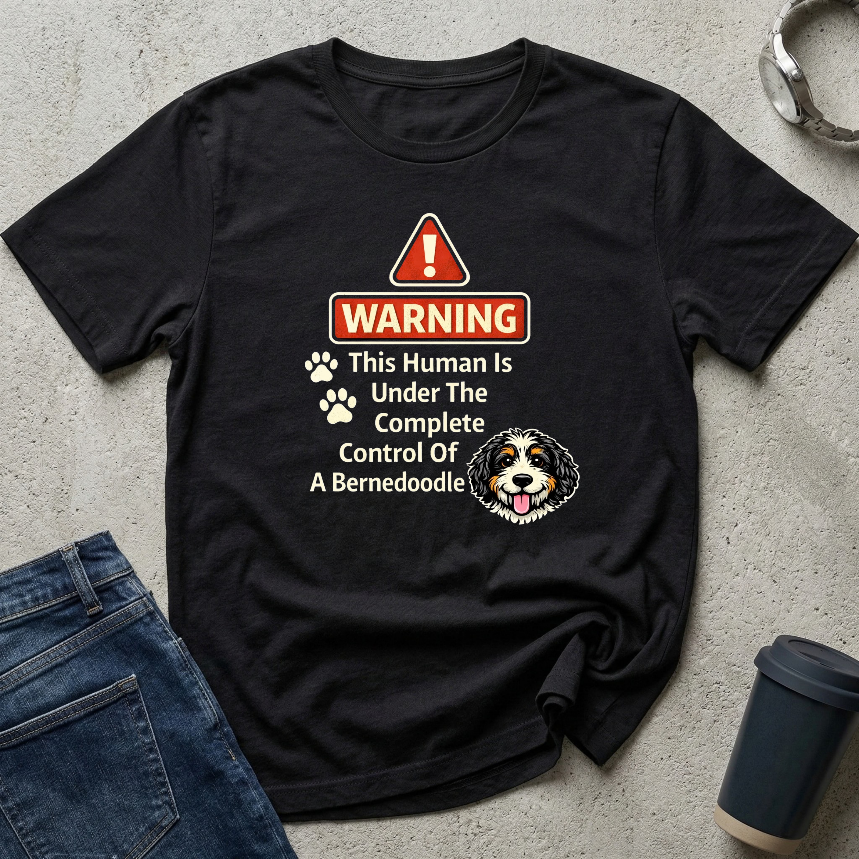 Bernedoodle Warning T-Shirt