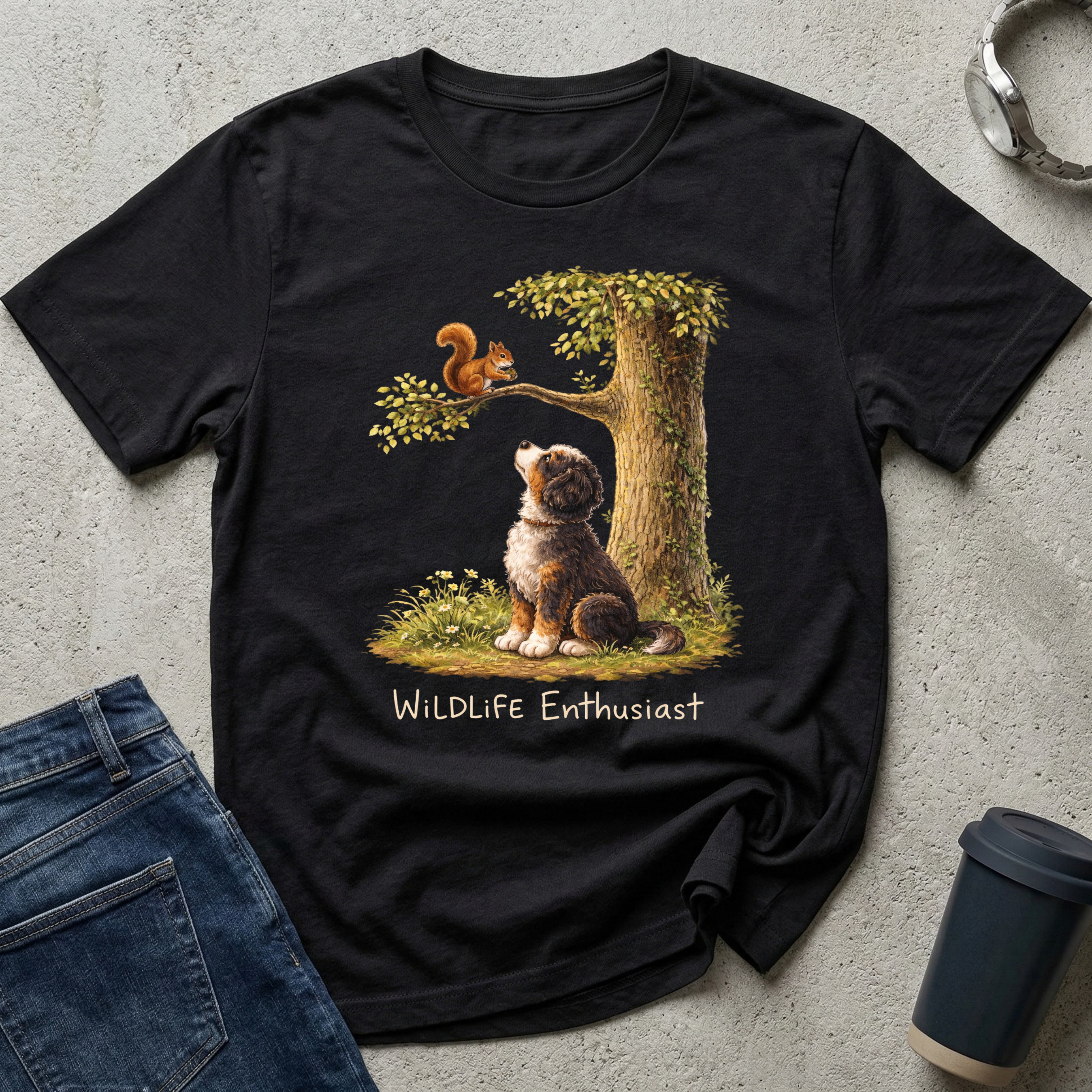 Wildlife Enthusiast - Squirrel T-Shirt
