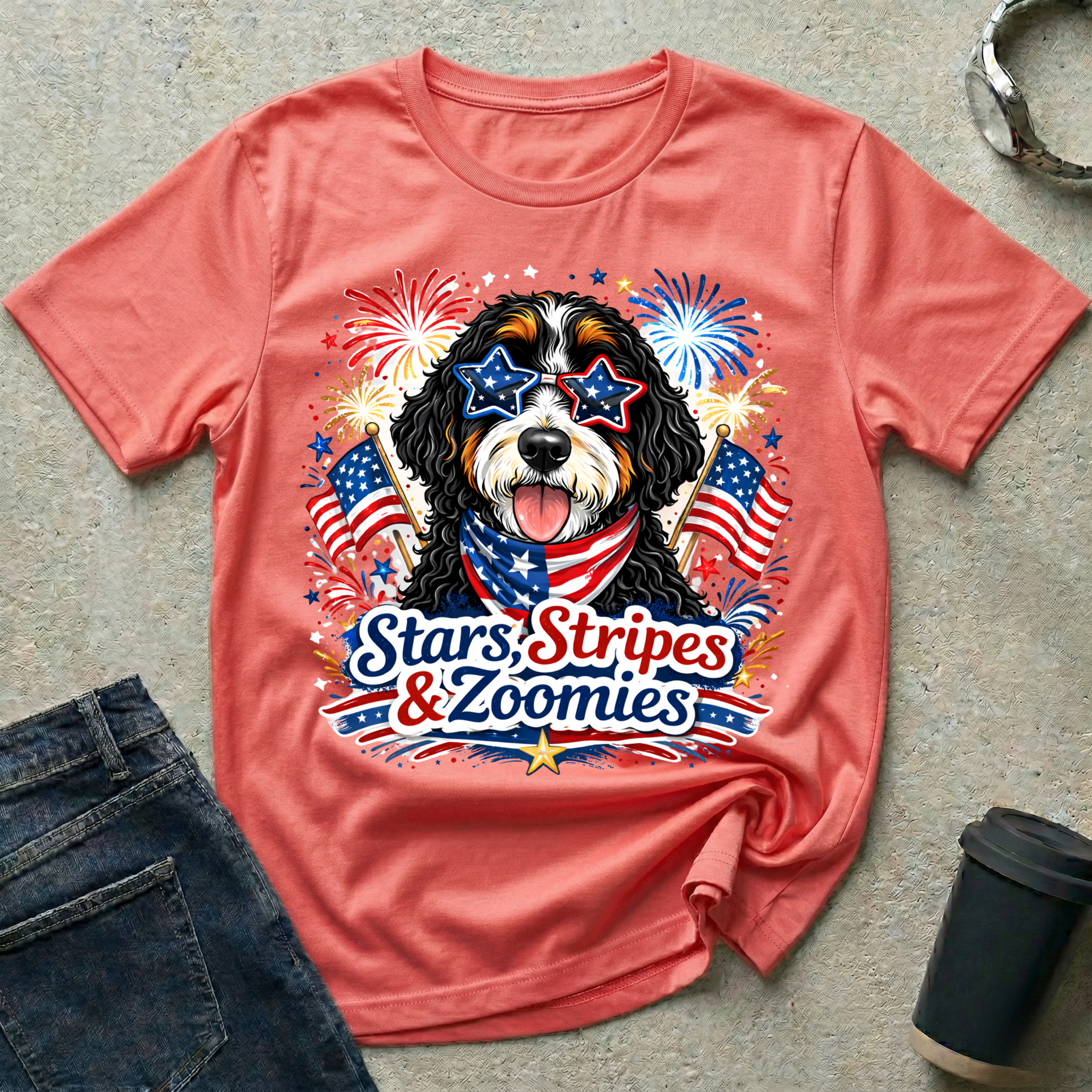 Stars, Stripes, & Zoomies T-Shirt