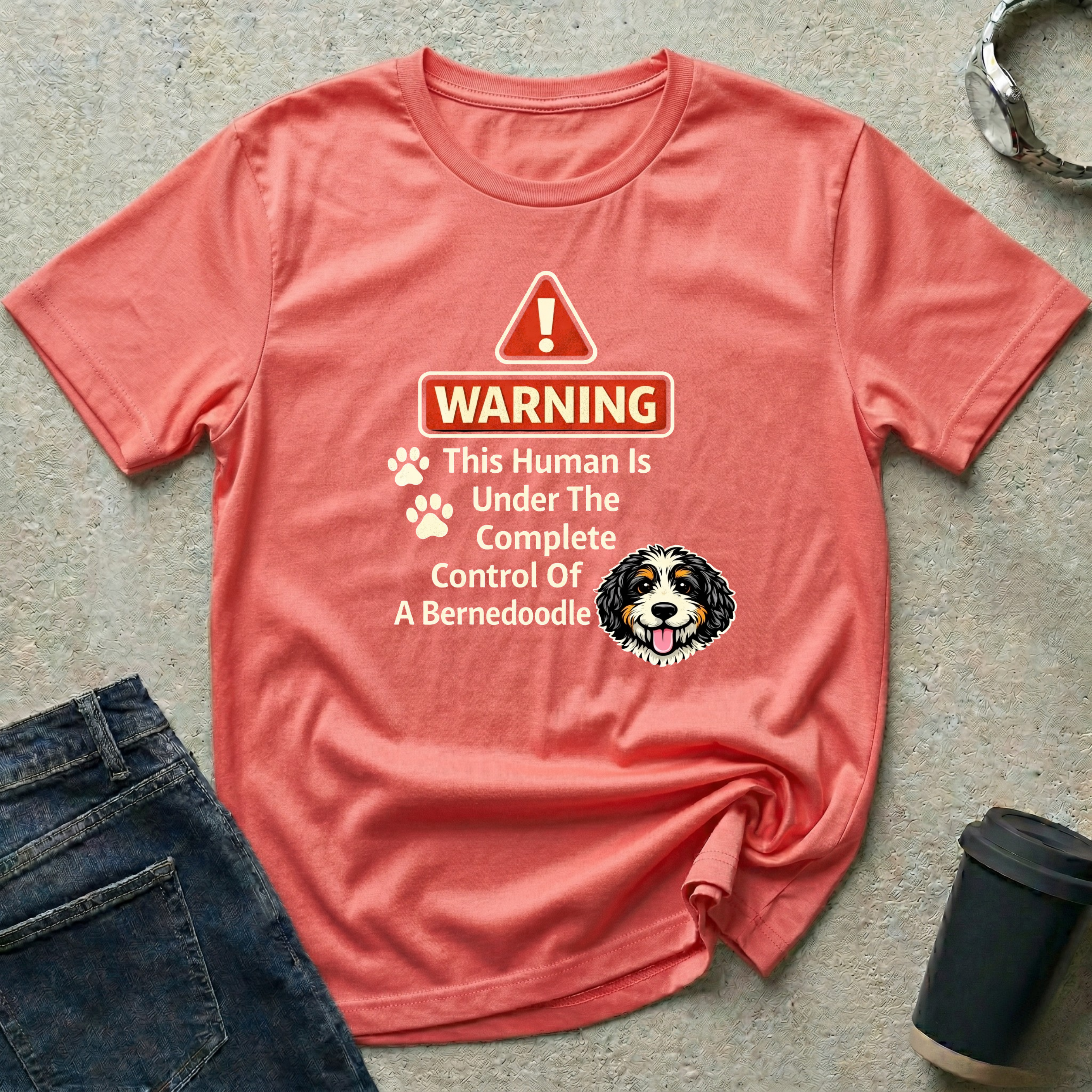 Bernedoodle Warning T-Shirt