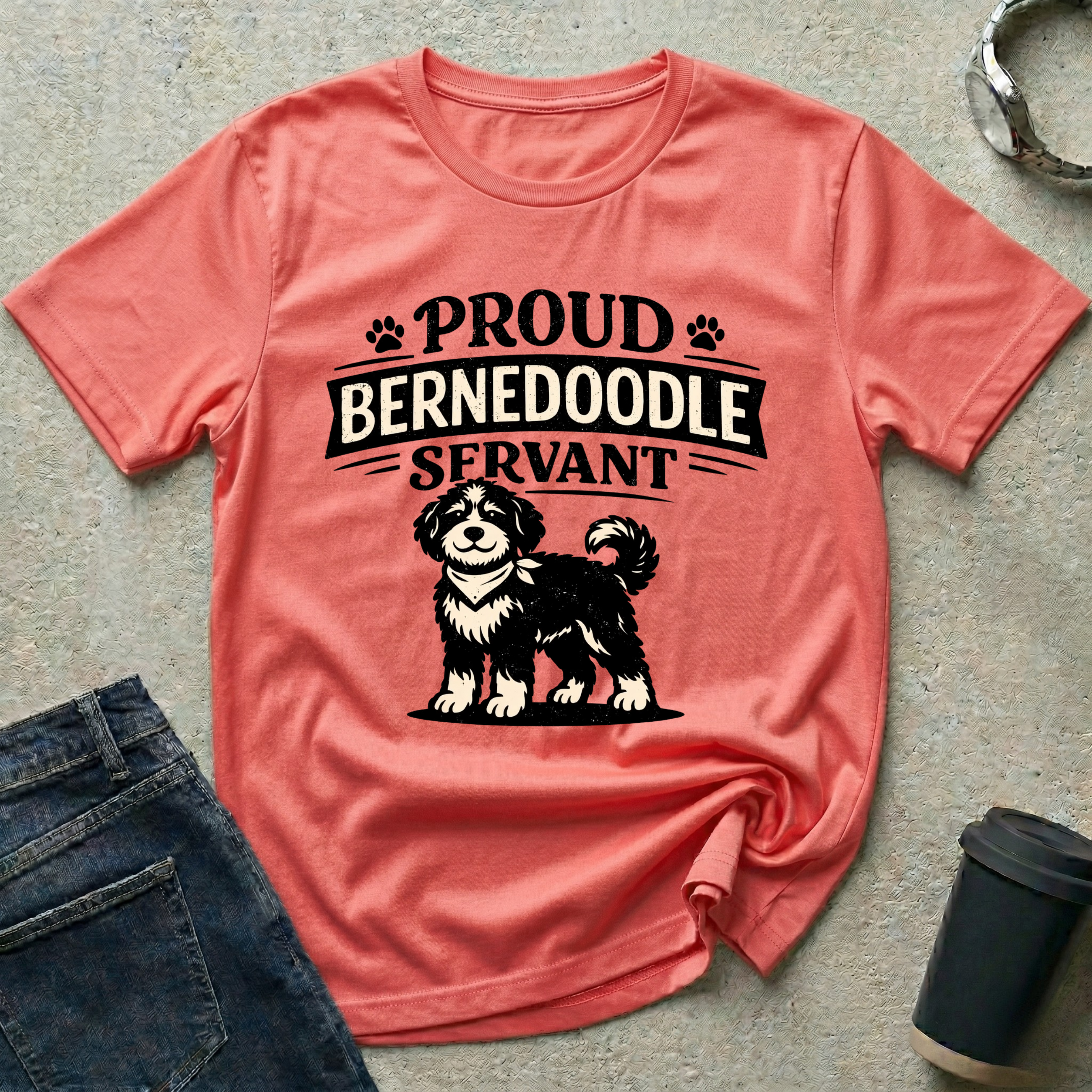 Proud Bernedoodle Servant T-Shirt