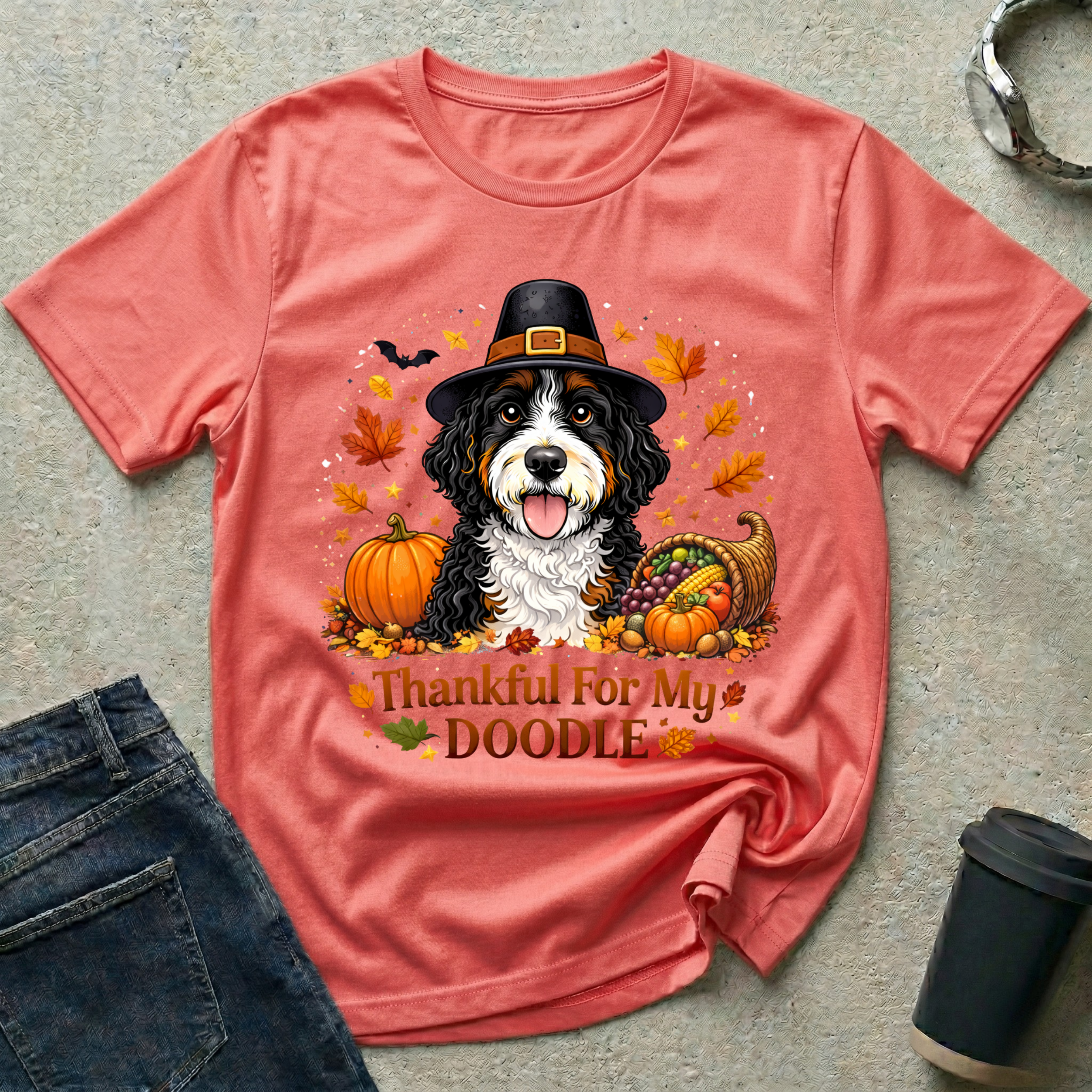 Thankful For My Doodle T-Shirt
