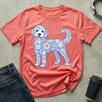 Pastel Floral Doodle T-Shirt