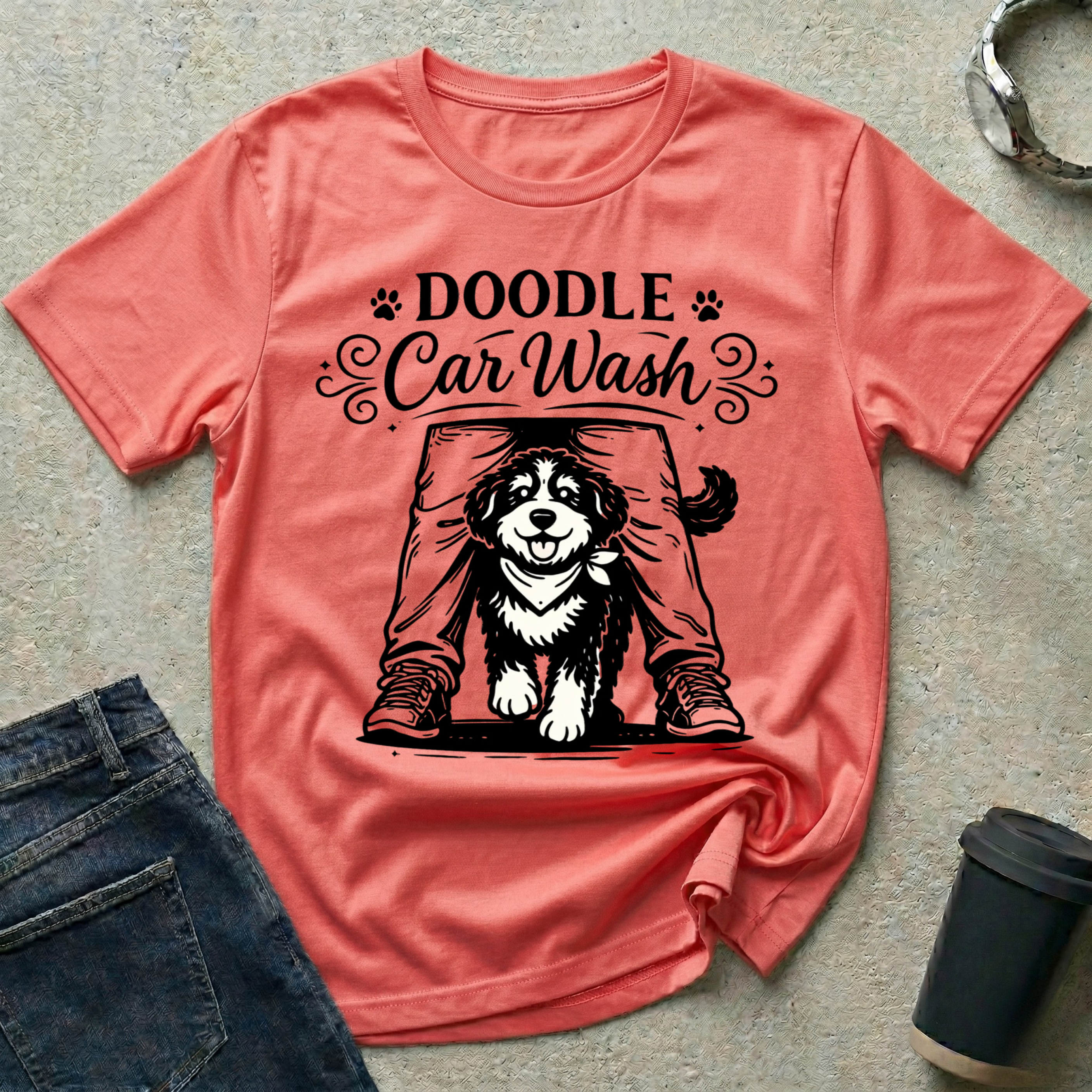 Doodle Car Wash T-Shirt