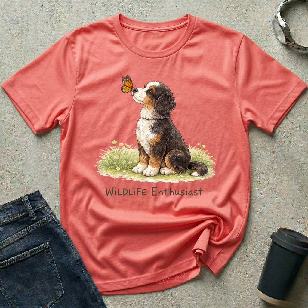 Wildlife Enthusiast Butterfly T-Shirt