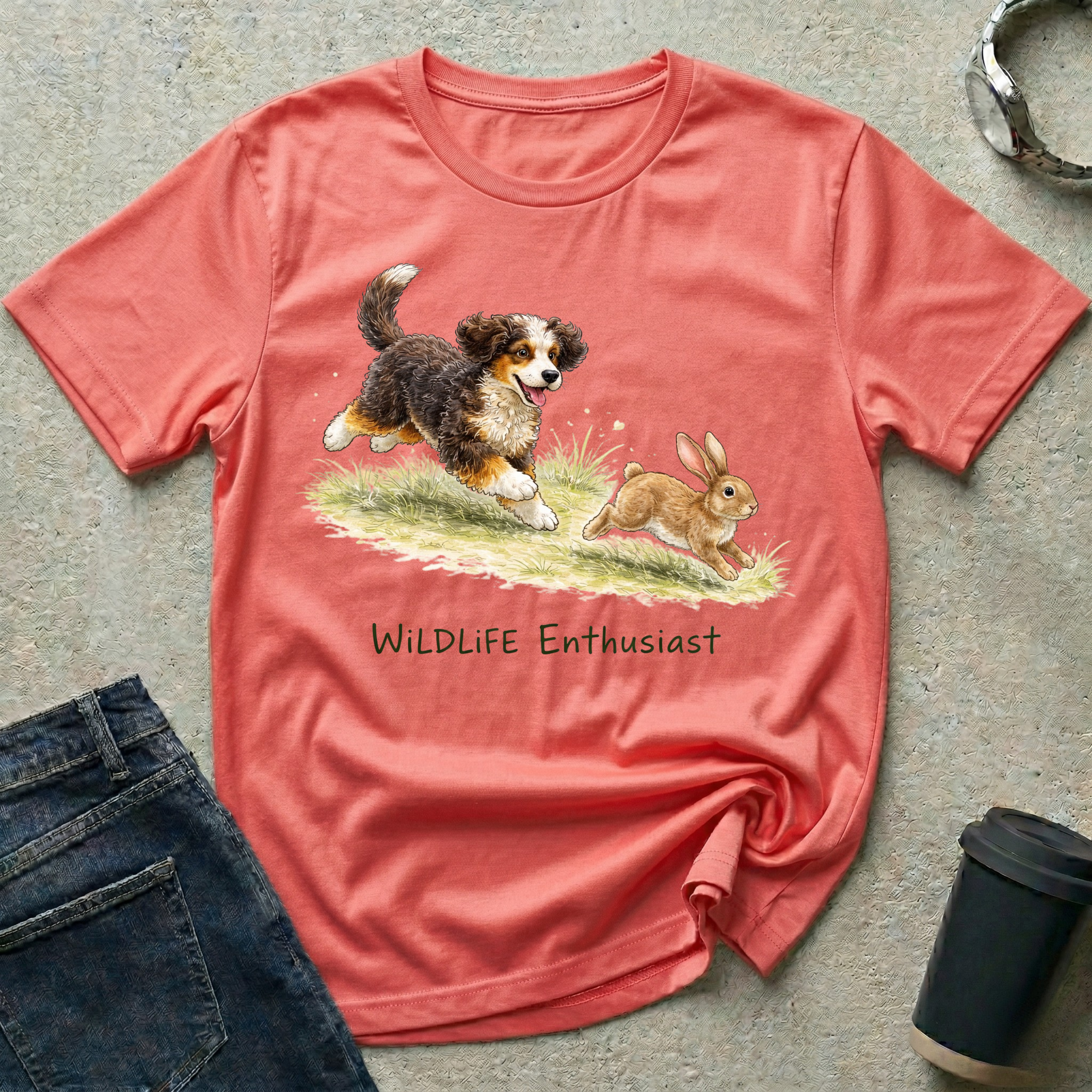 Wildlife Enthusiast Rabbit T-Shirt
