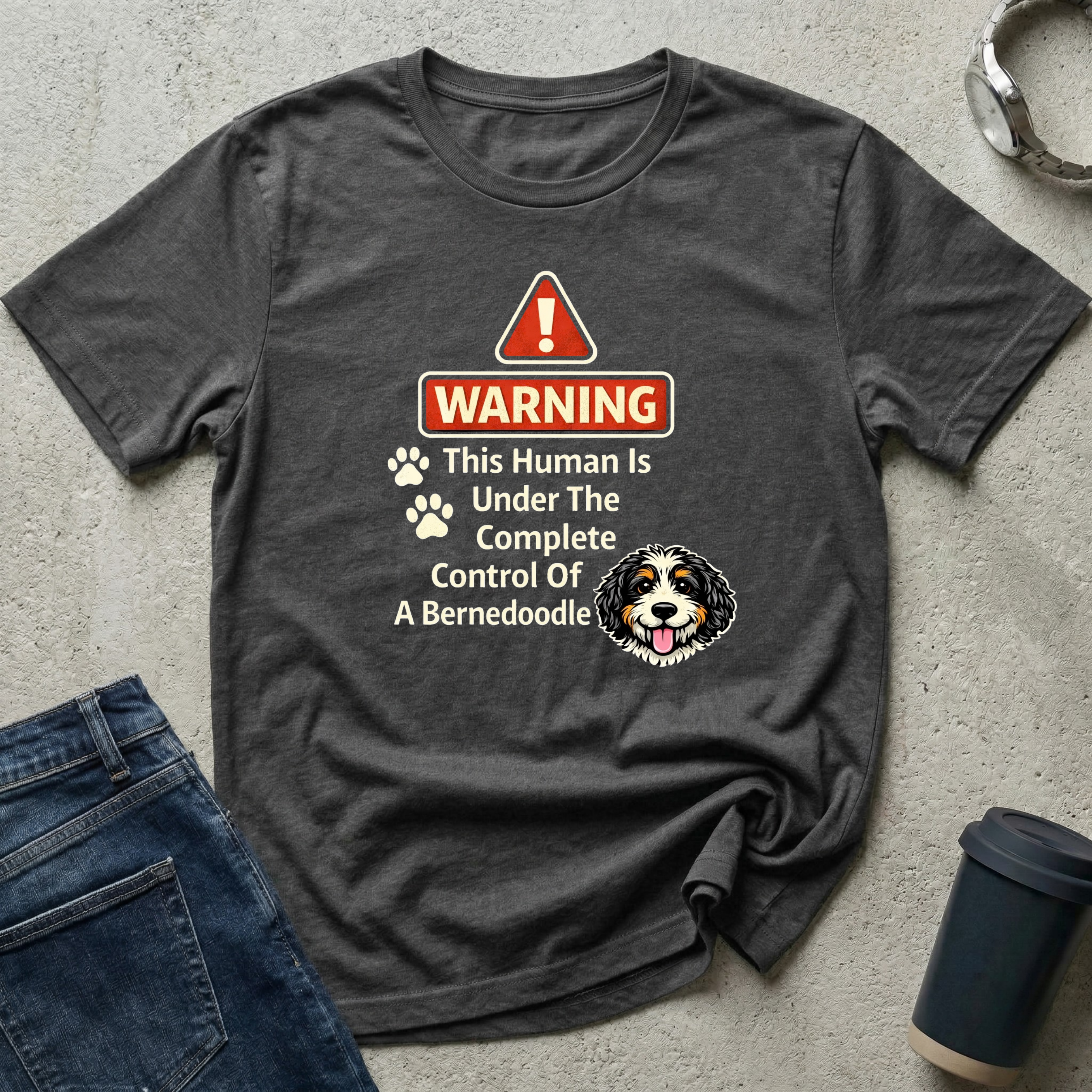 Bernedoodle Warning T-Shirt