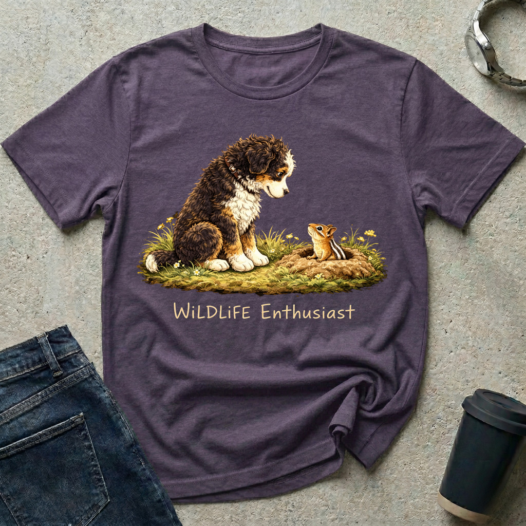 Wildlife Enthusiast - Chipmunk T-Shirt