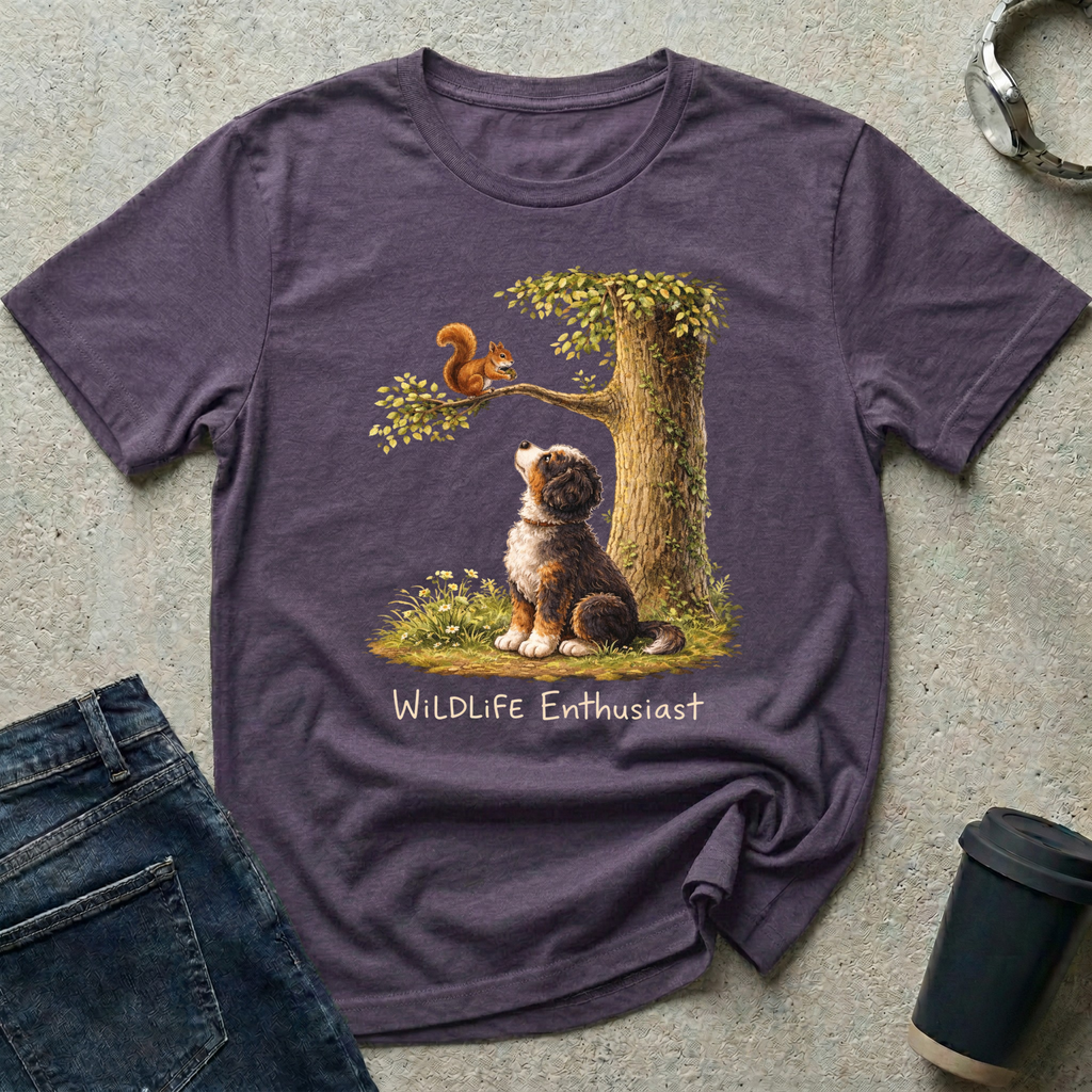 Wildlife Enthusiast - Squirrel T-Shirt