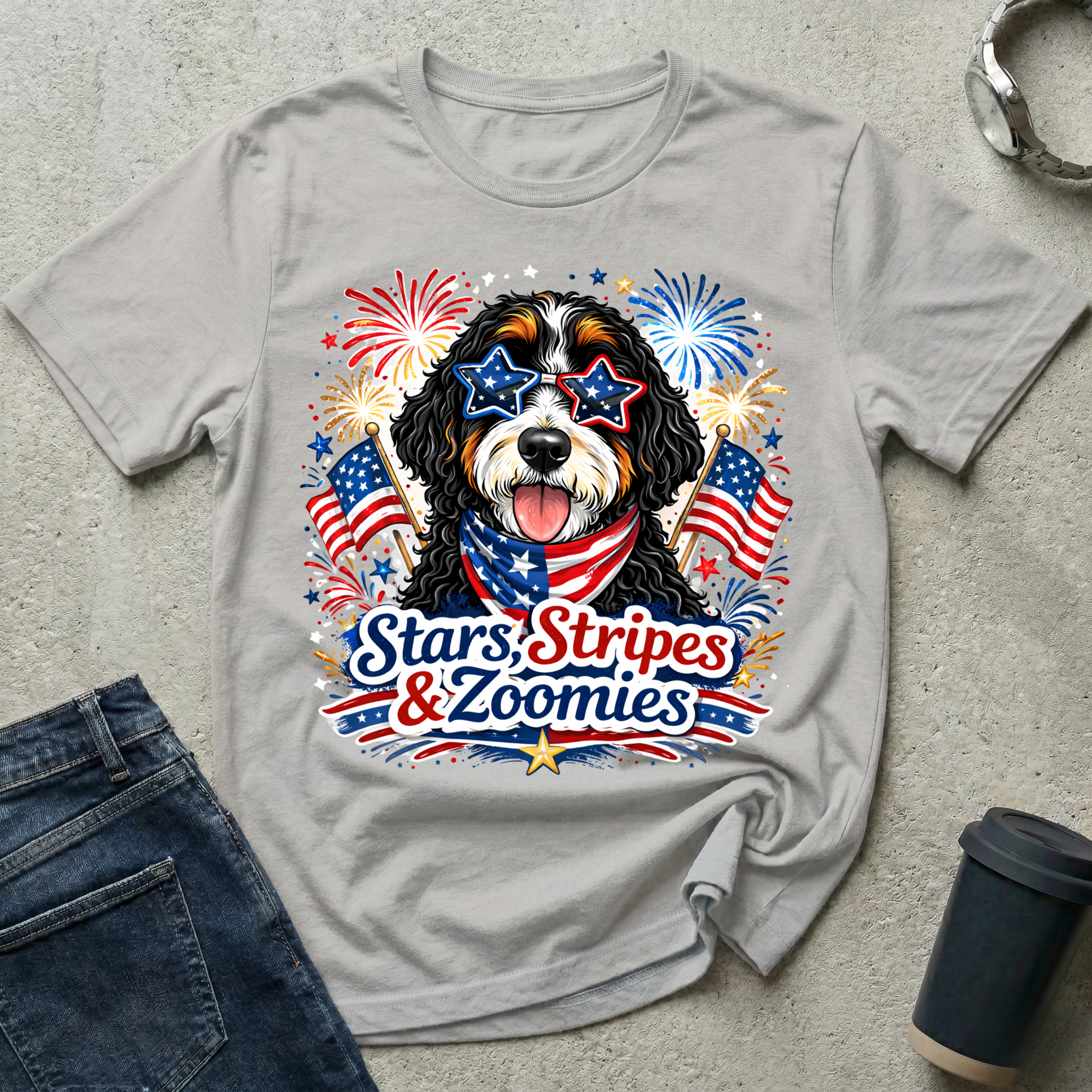 Stars, Stripes, & Zoomies T-Shirt