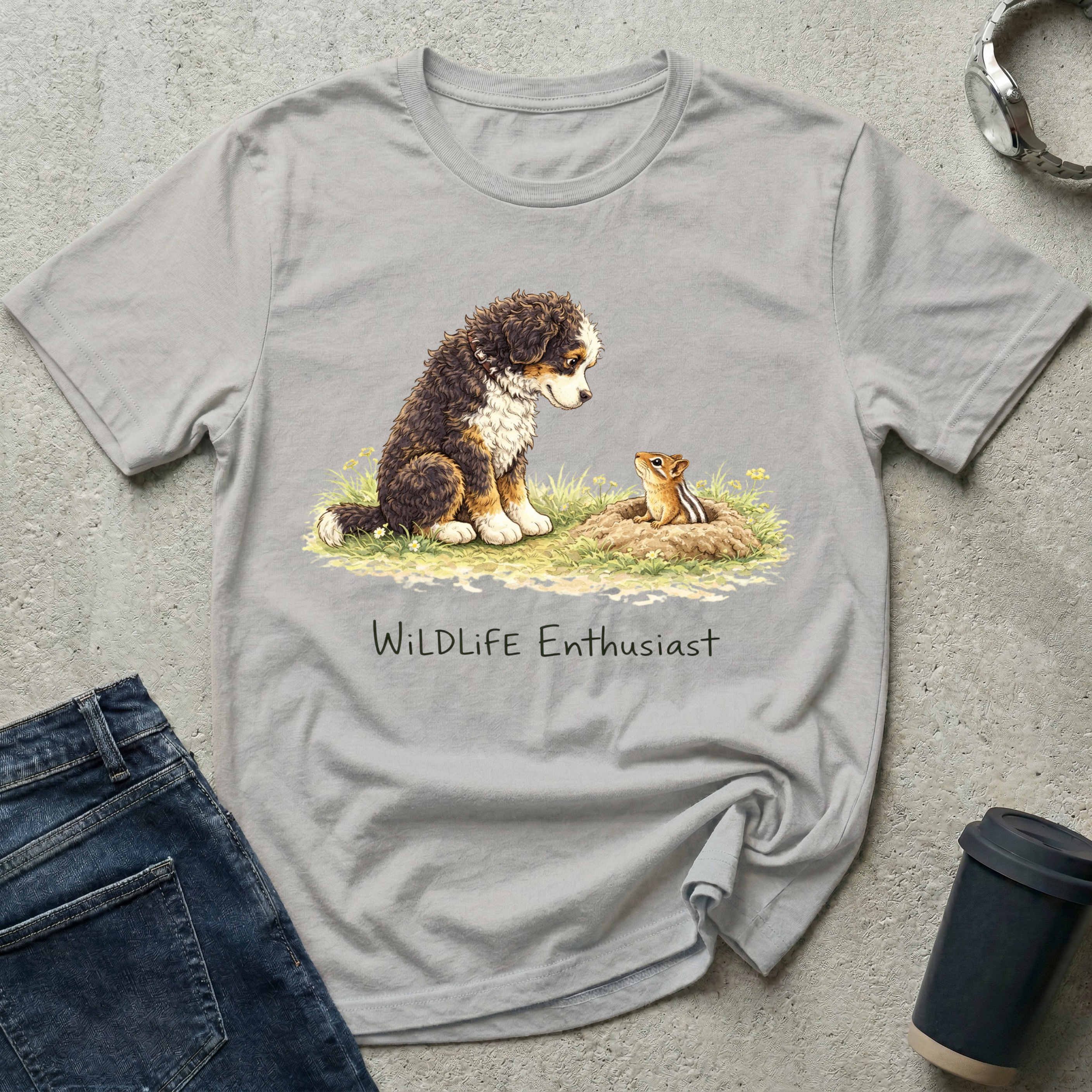 Wildlife Enthusiast Chipmunk T-Shirt
