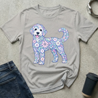 Pastel Floral Doodle T-Shirt