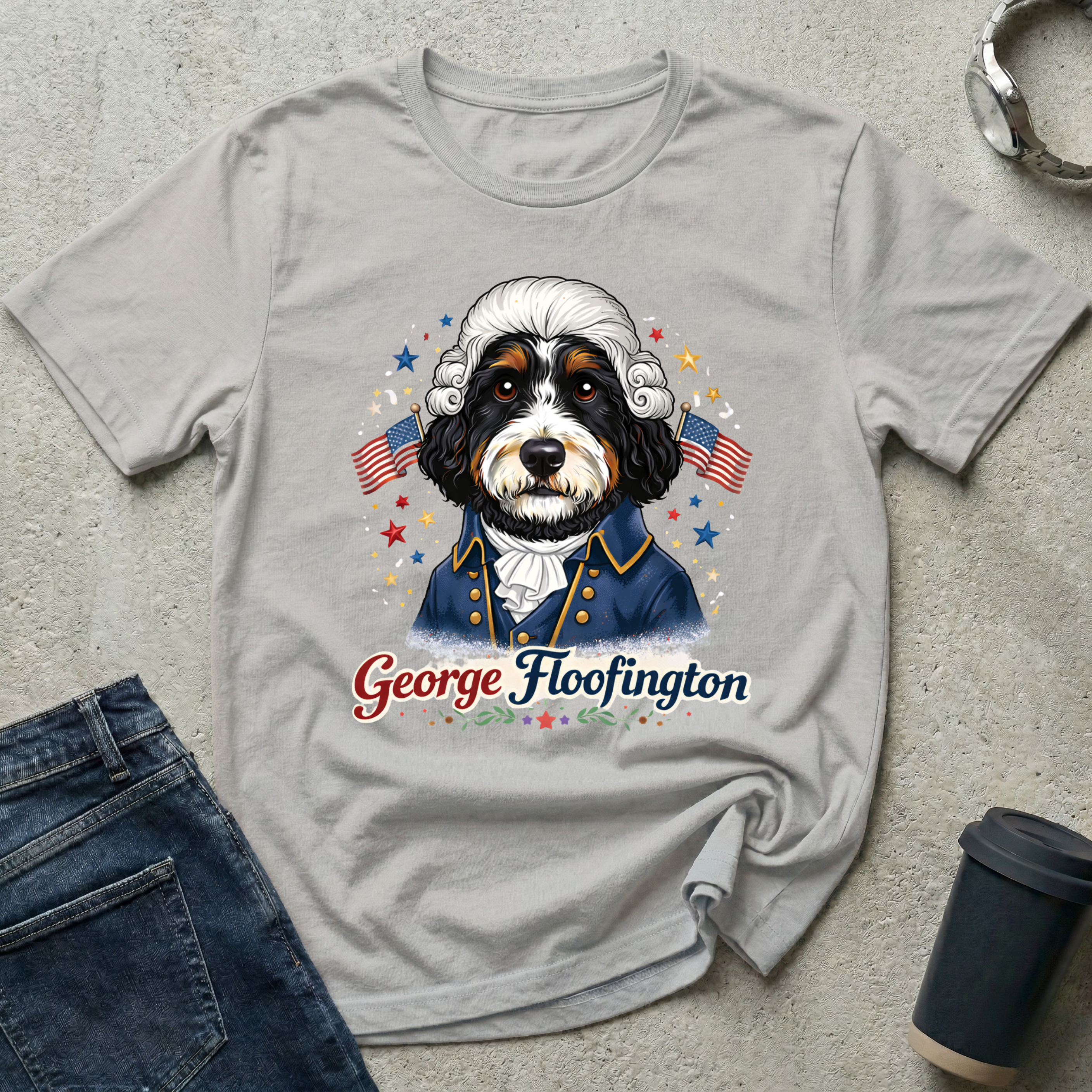 Presidents Day George Floofington T-Shirt