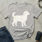 Paisley Standing Doodle Mom Silhouette T-Shirt