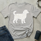 Lace Standing Doodle Silhouette T-Shirt
