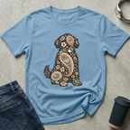 Paisley Dog Silhouette T-Shirt