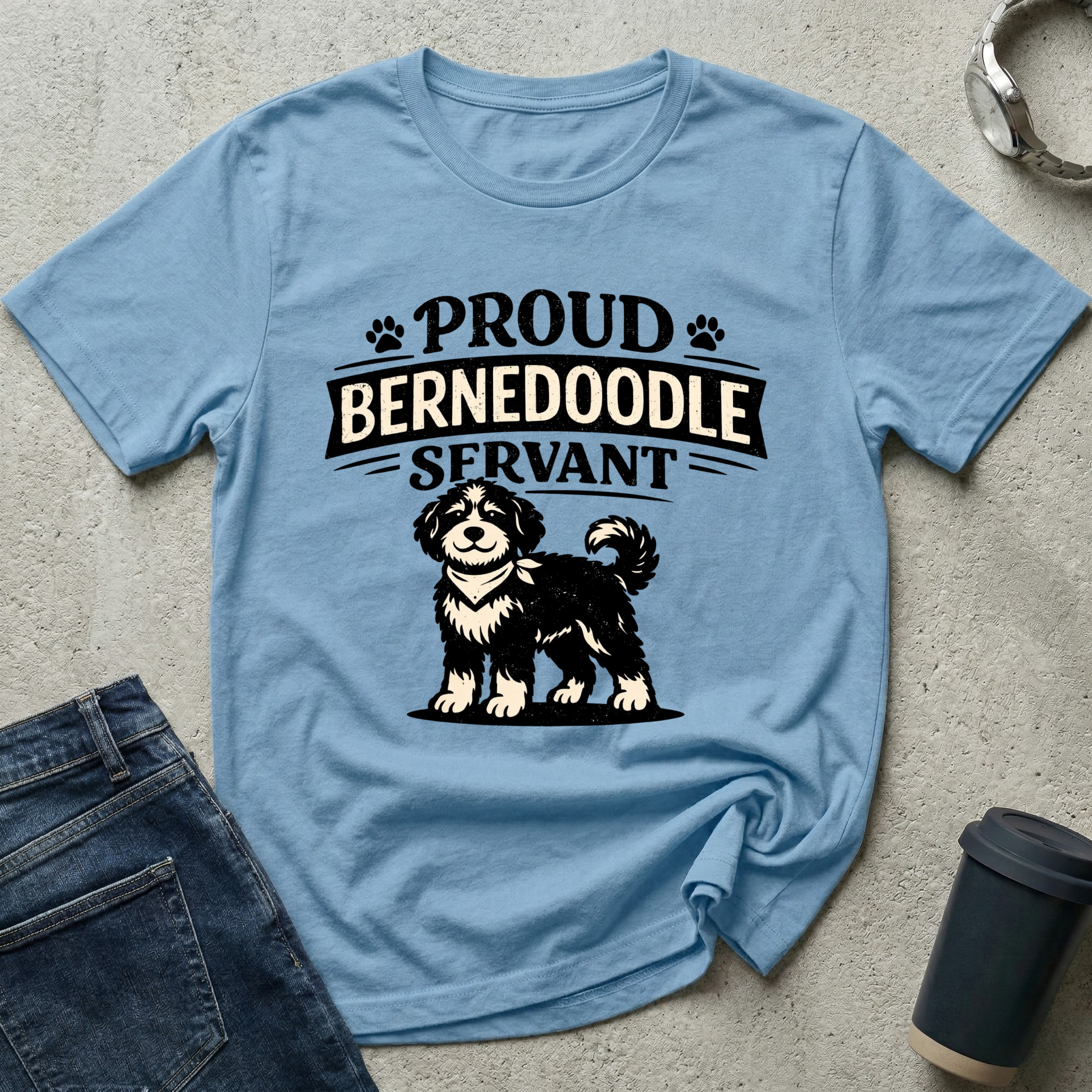 Proud Bernedoodle Servant T-Shirt
