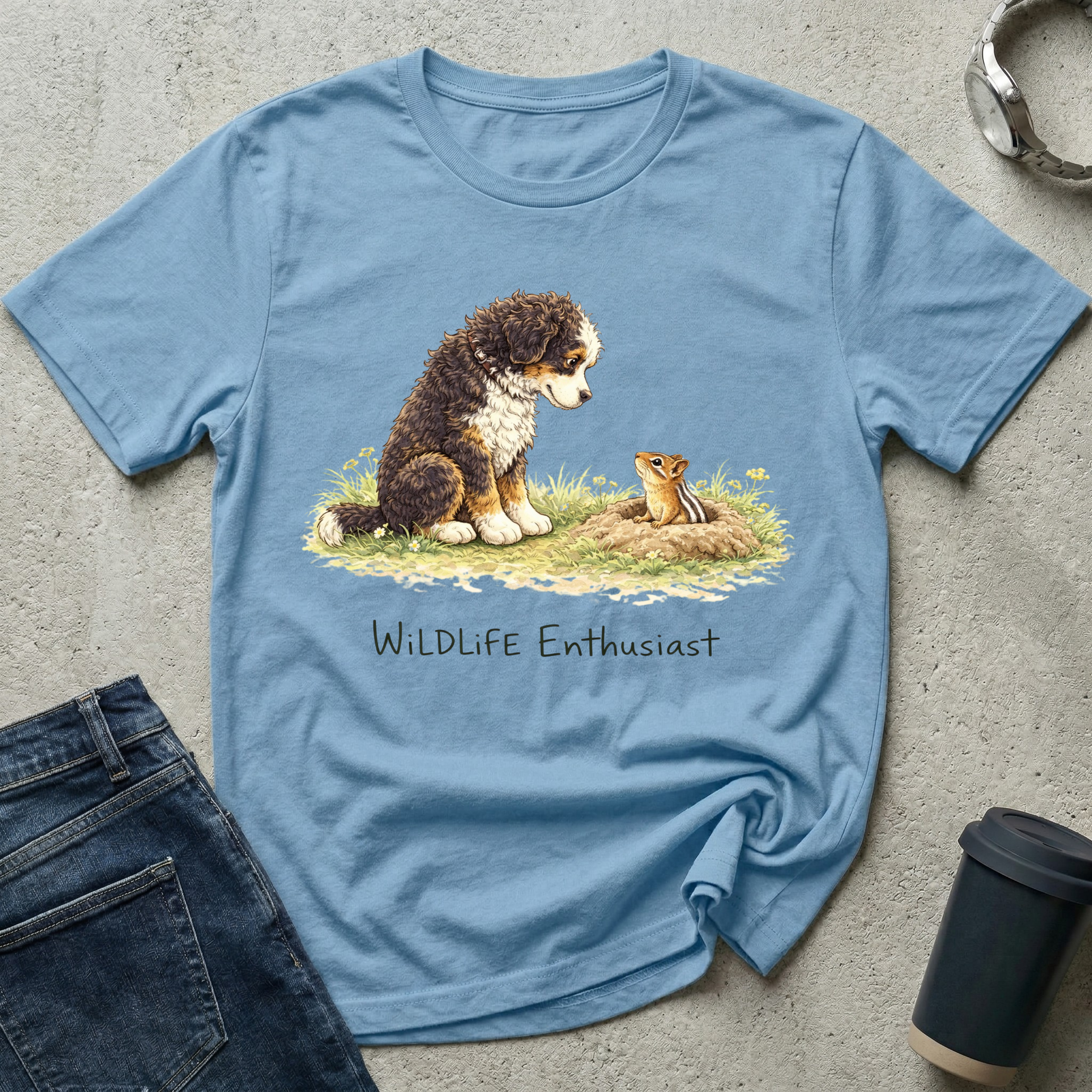 Wildlife Enthusiast Chipmunk T-Shirt