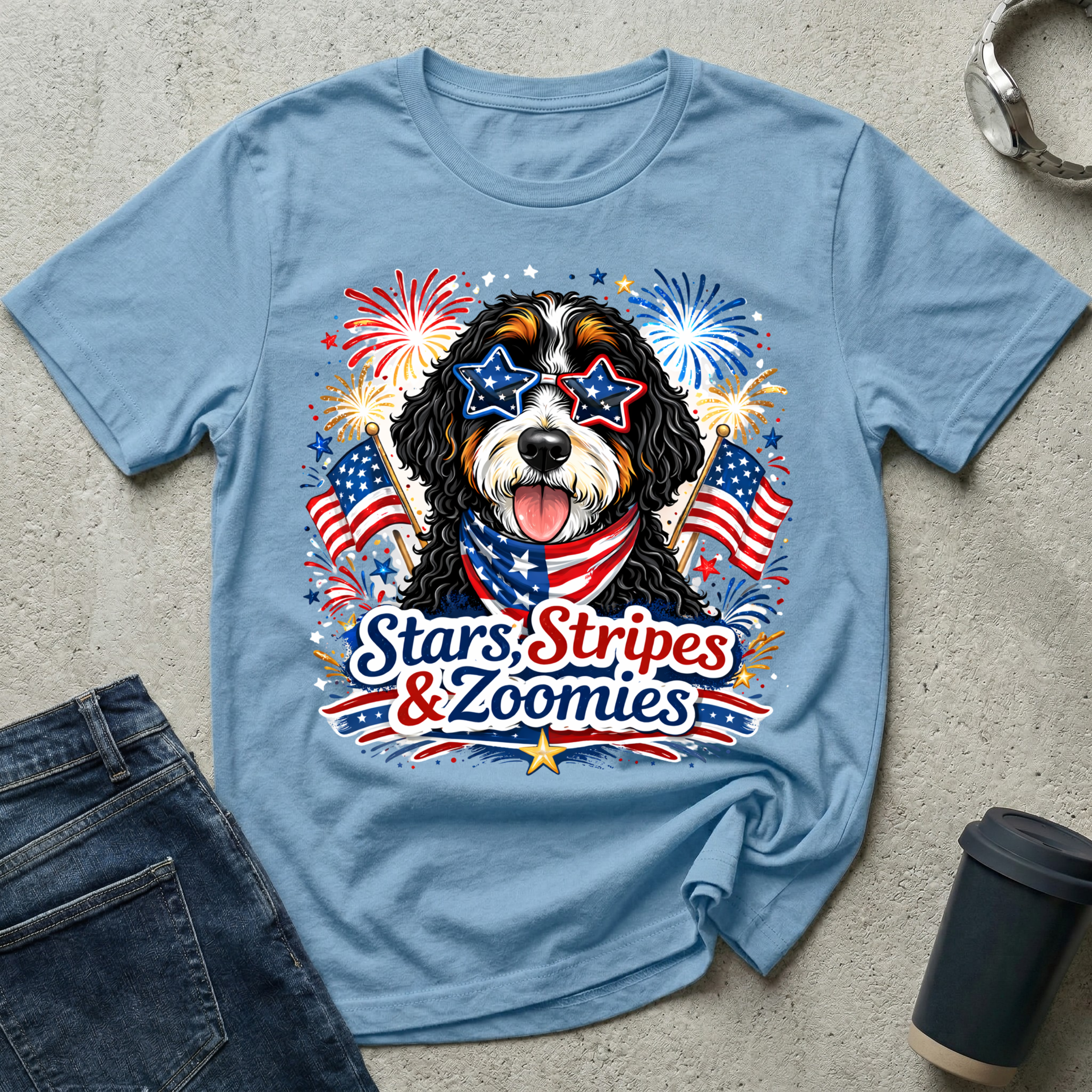 Stars, Stripes, & Zoomies T-Shirt