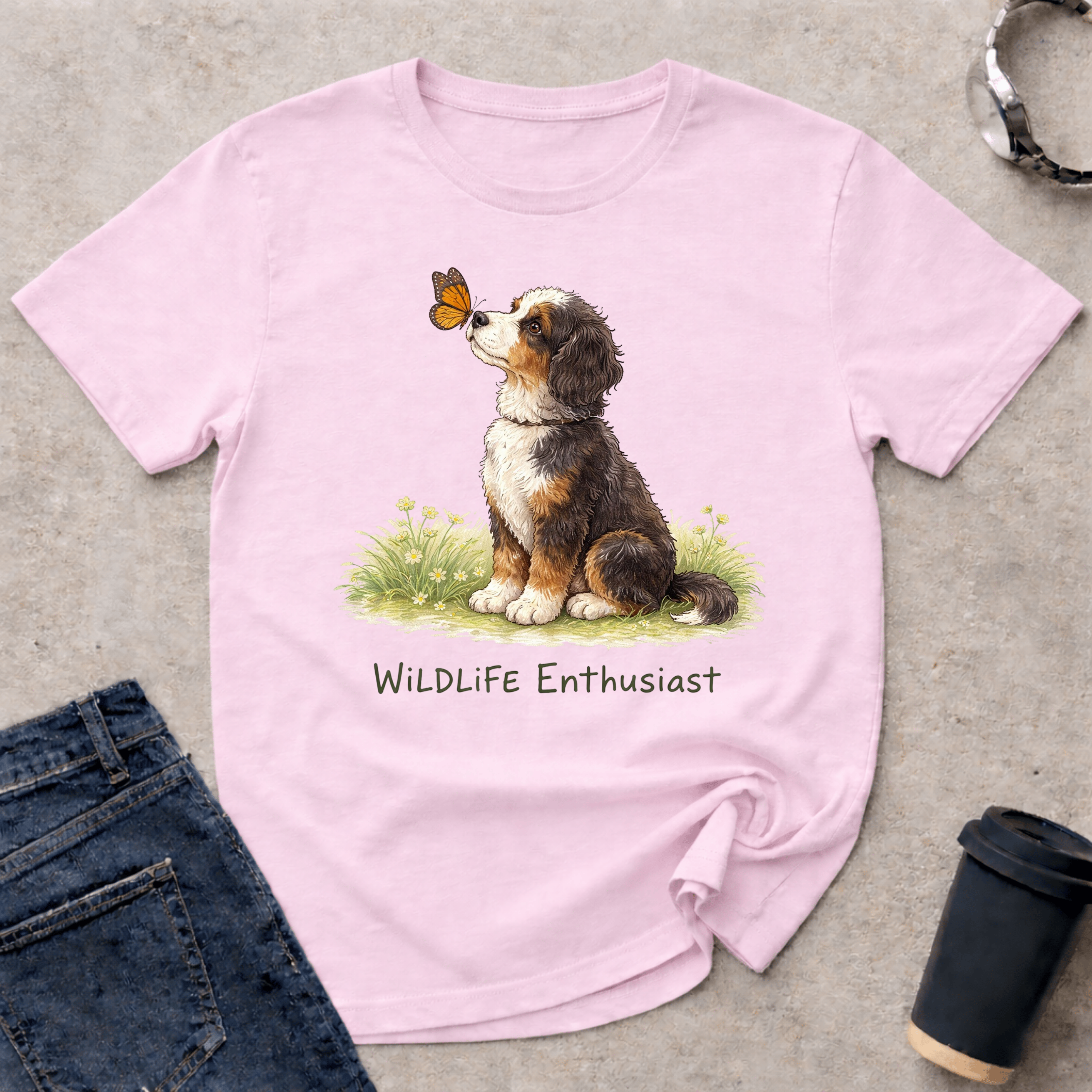 Wildlife Enthusiast Butterfly T-Shirt