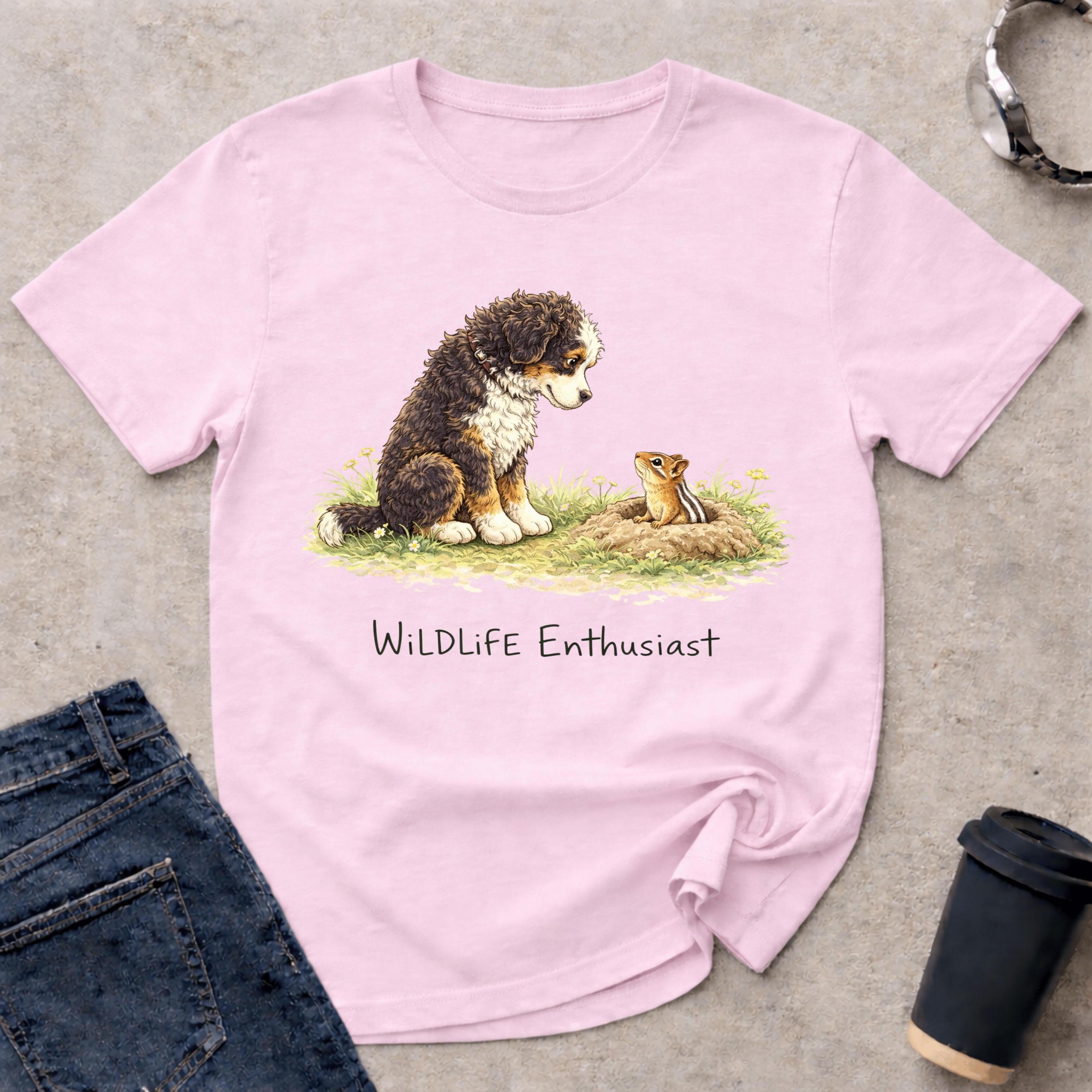 Wildlife Enthusiast Chipmunk T-Shirt