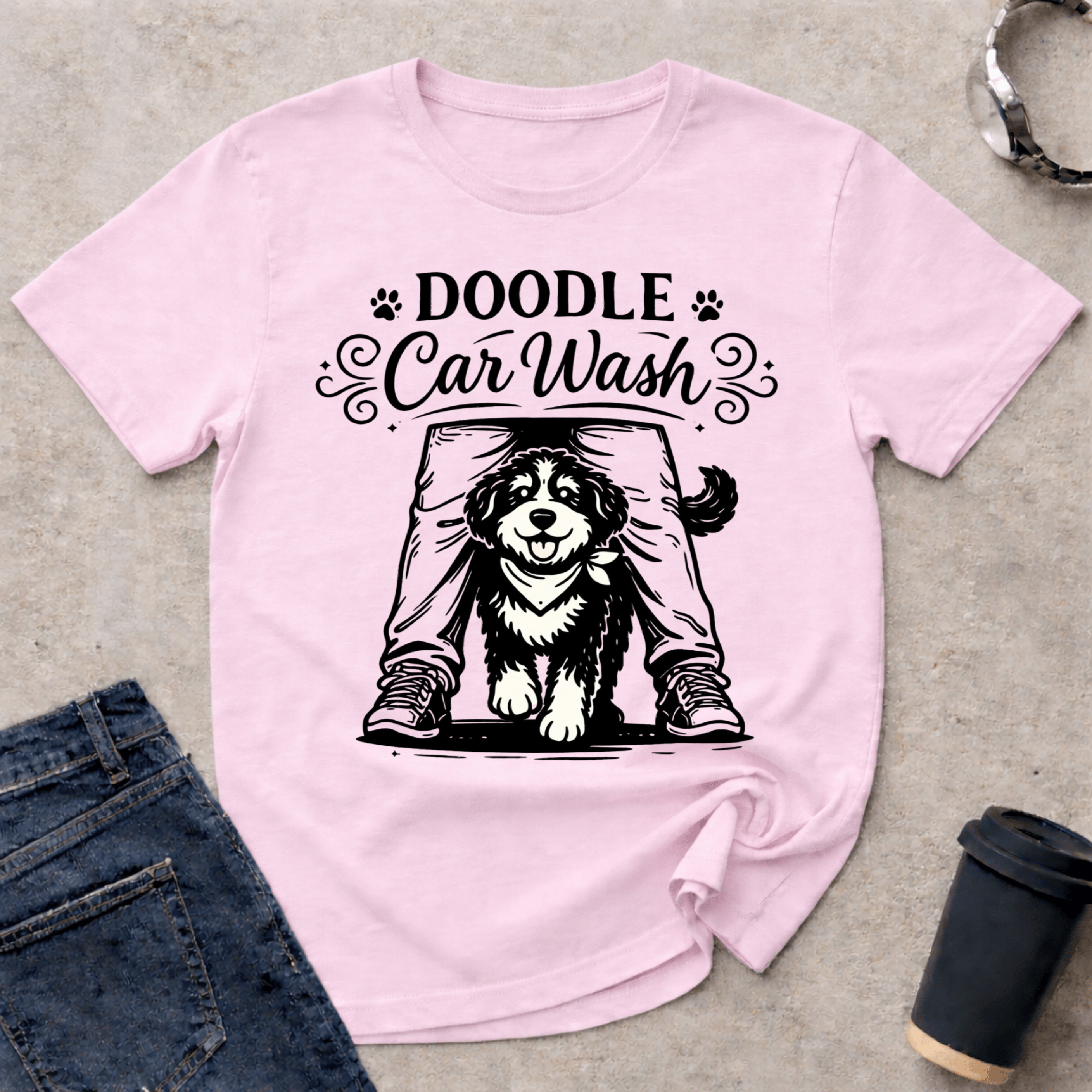 Doodle Car Wash T-Shirt