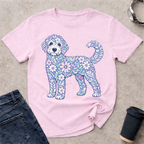 Pastel Floral Doodle T-Shirt