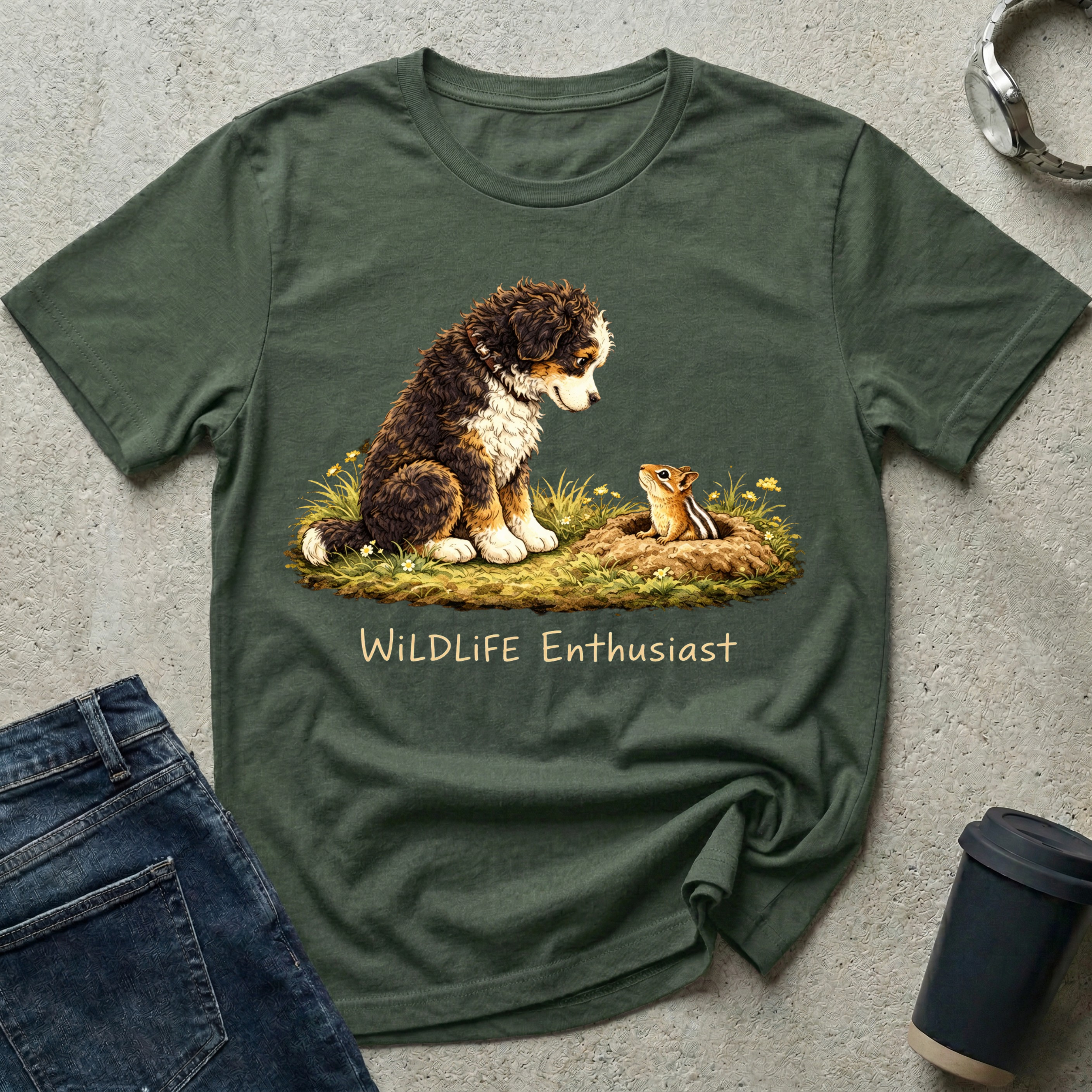Wildlife Enthusiast - Chipmunk T-Shirt