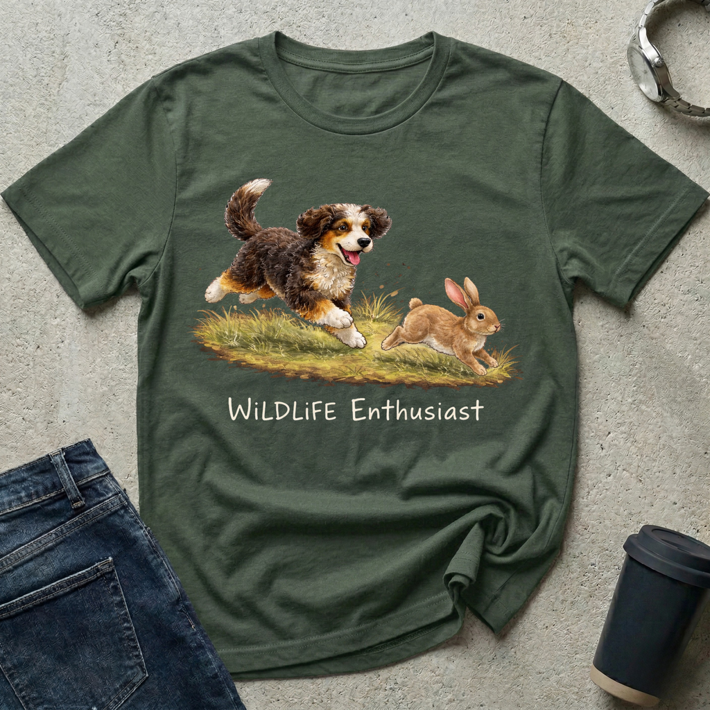 Wildlife Enthusiast - Rabbit T-Shirt