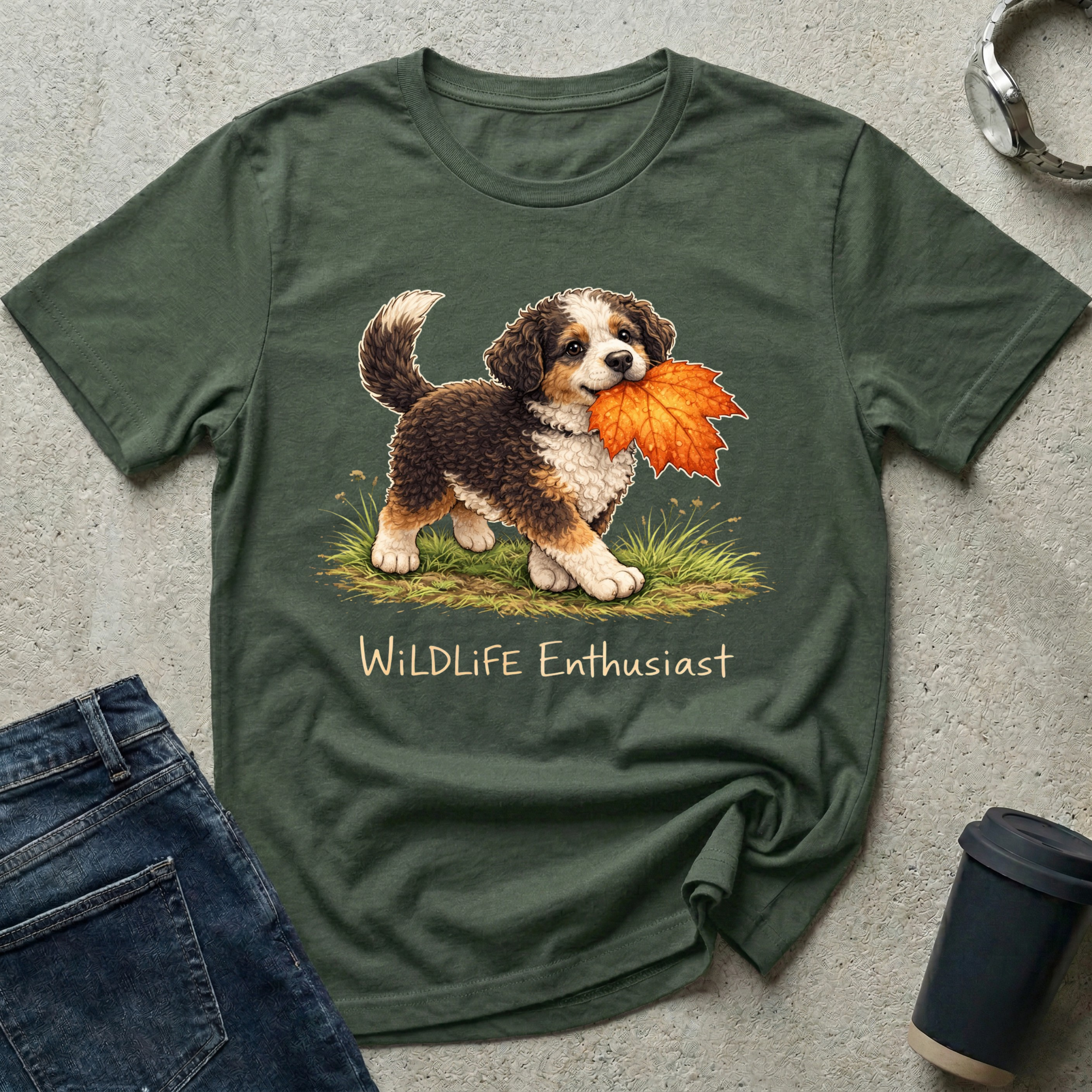 Wildlife Enthusiast - Leaf T-Shirt