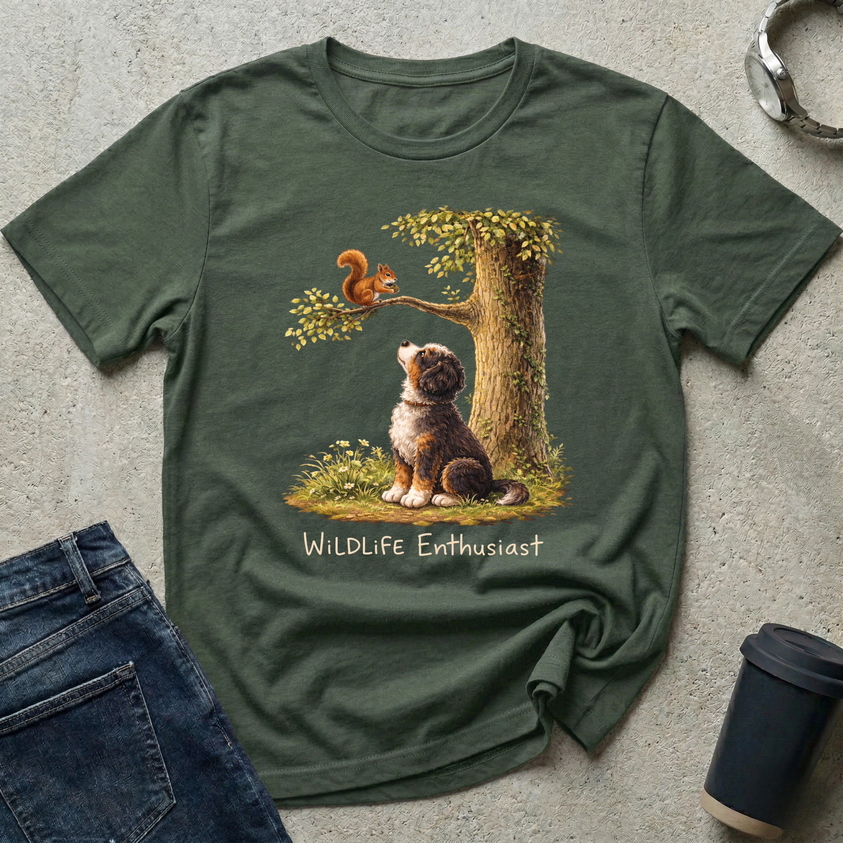 Wildlife Enthusiast - Squirrel T-Shirt