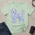 Pastel Floral Doodle T-Shirt