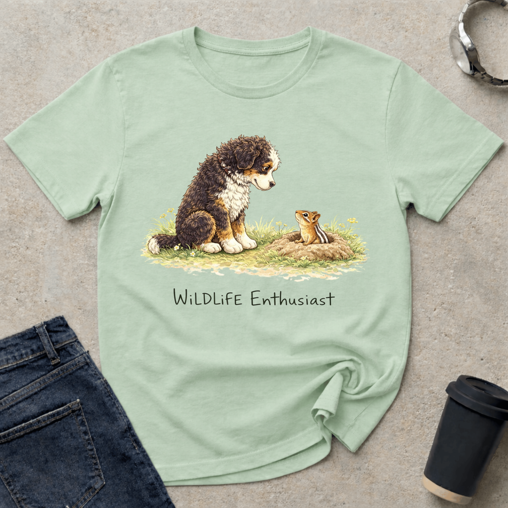 Wildlife Enthusiast Chipmunk T-Shirt