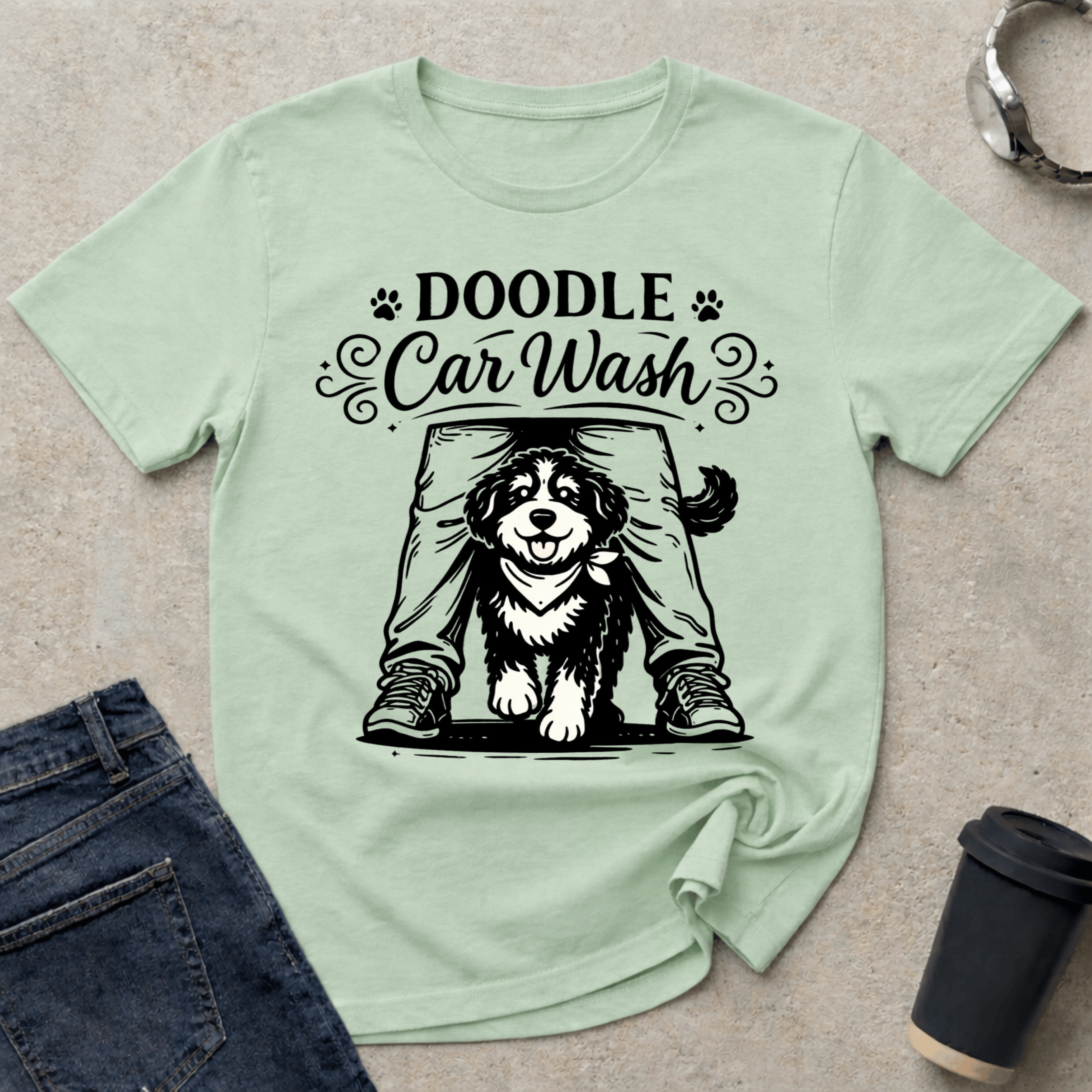 Doodle Car Wash T-Shirt