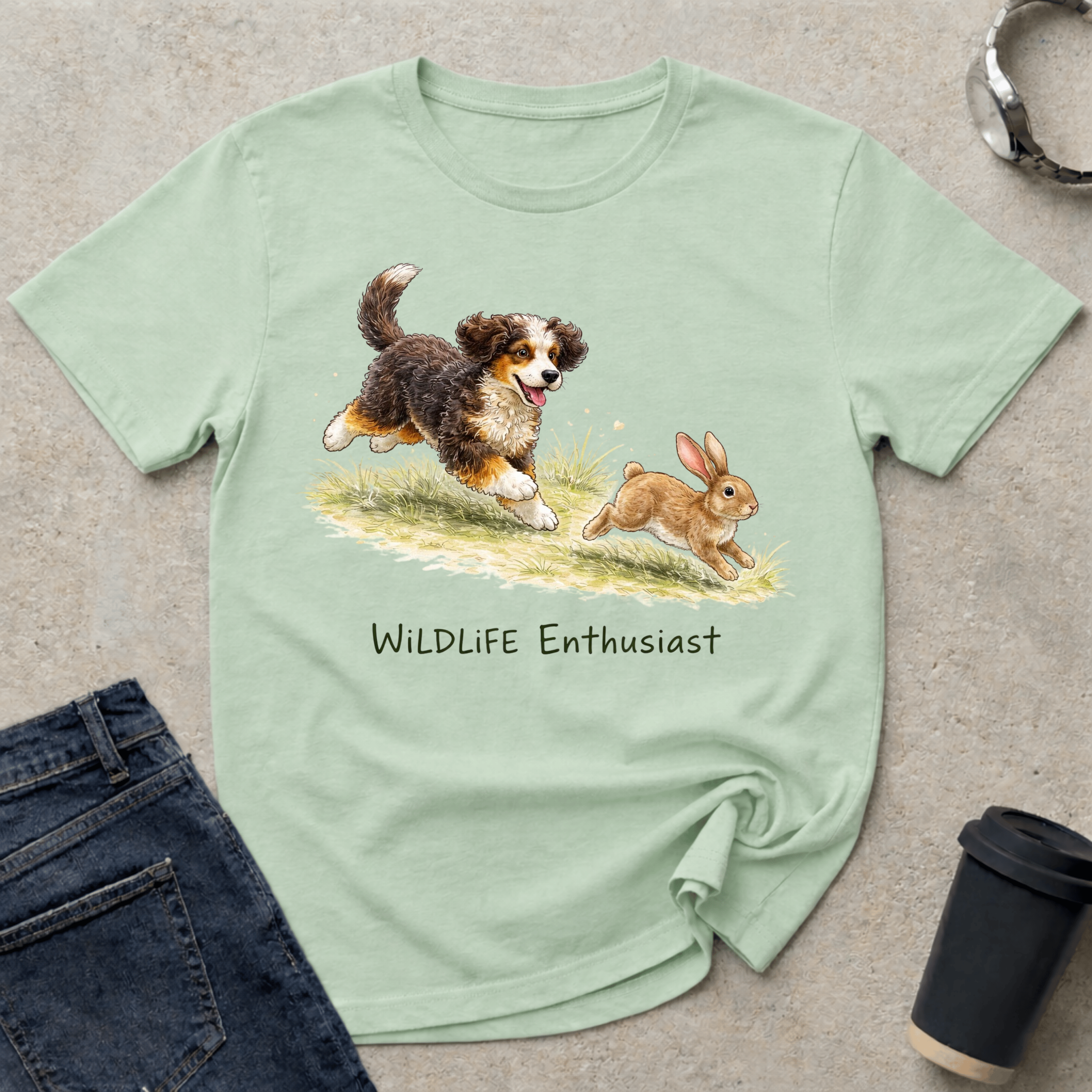 Wildlife Enthusiast Rabbit T-Shirt