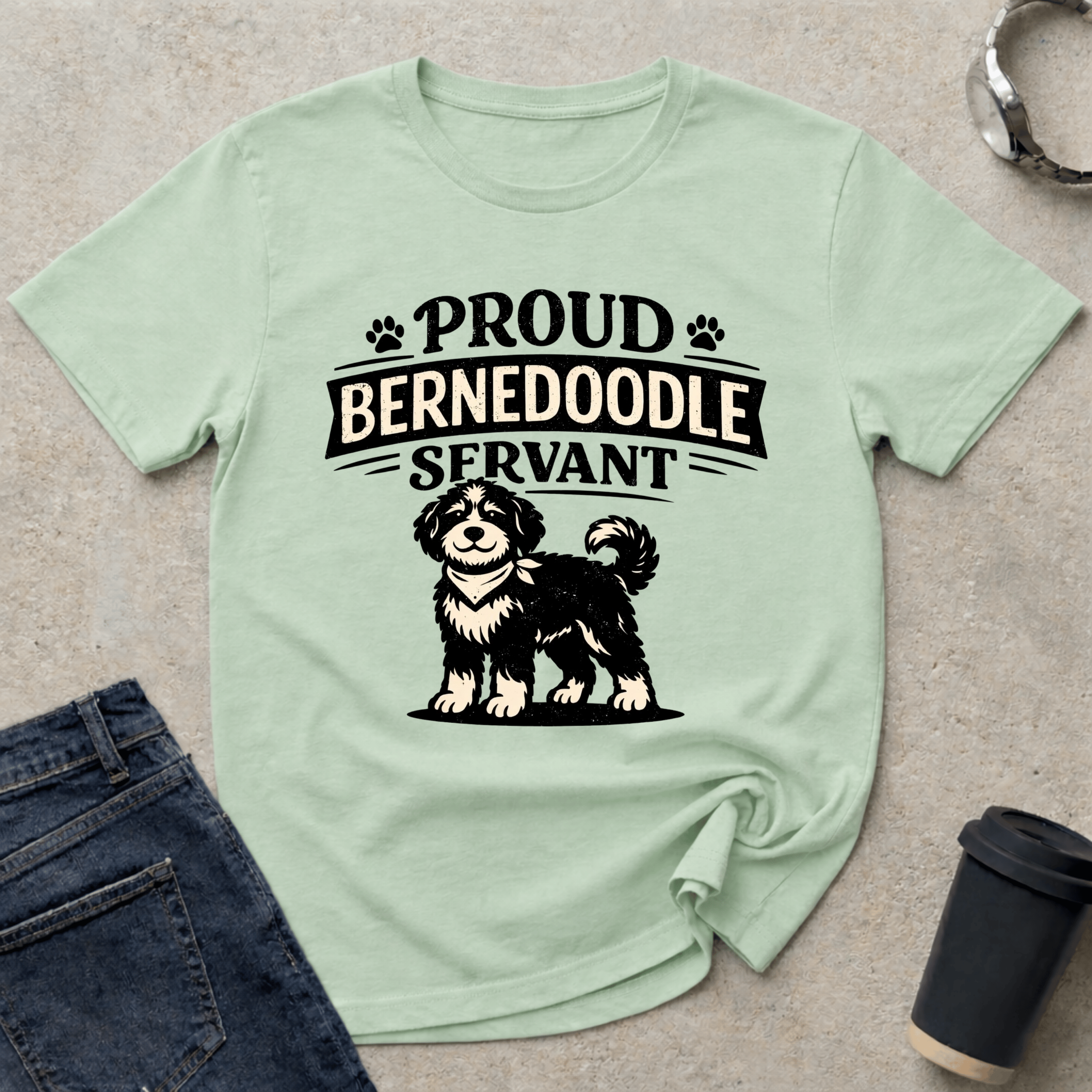 Proud Bernedoodle Servant T-Shirt