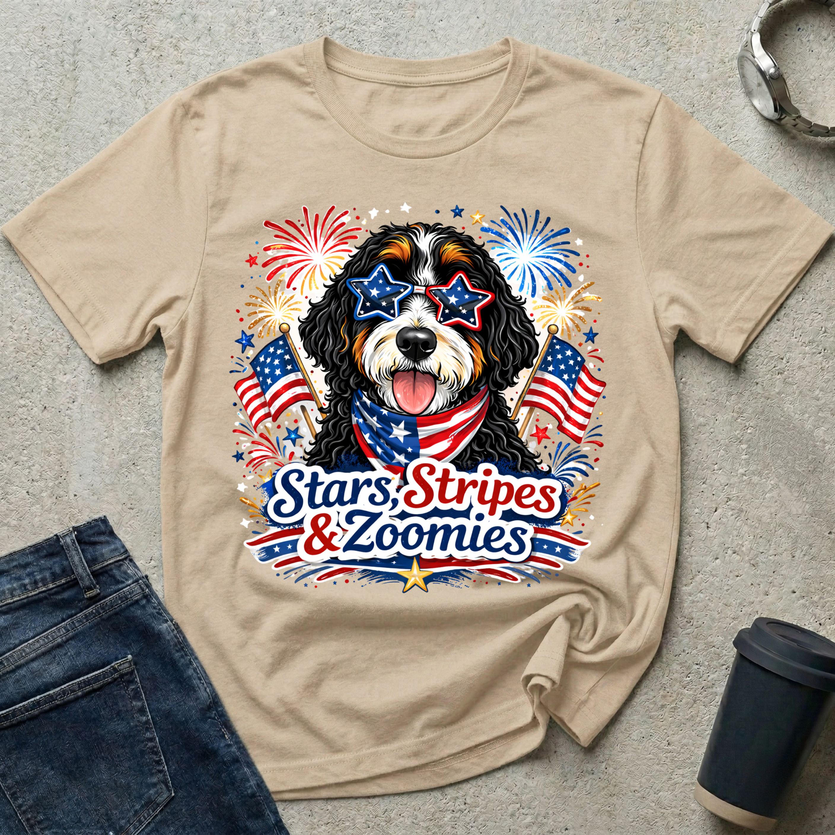 Stars, Stripes, & Zoomies T-Shirt