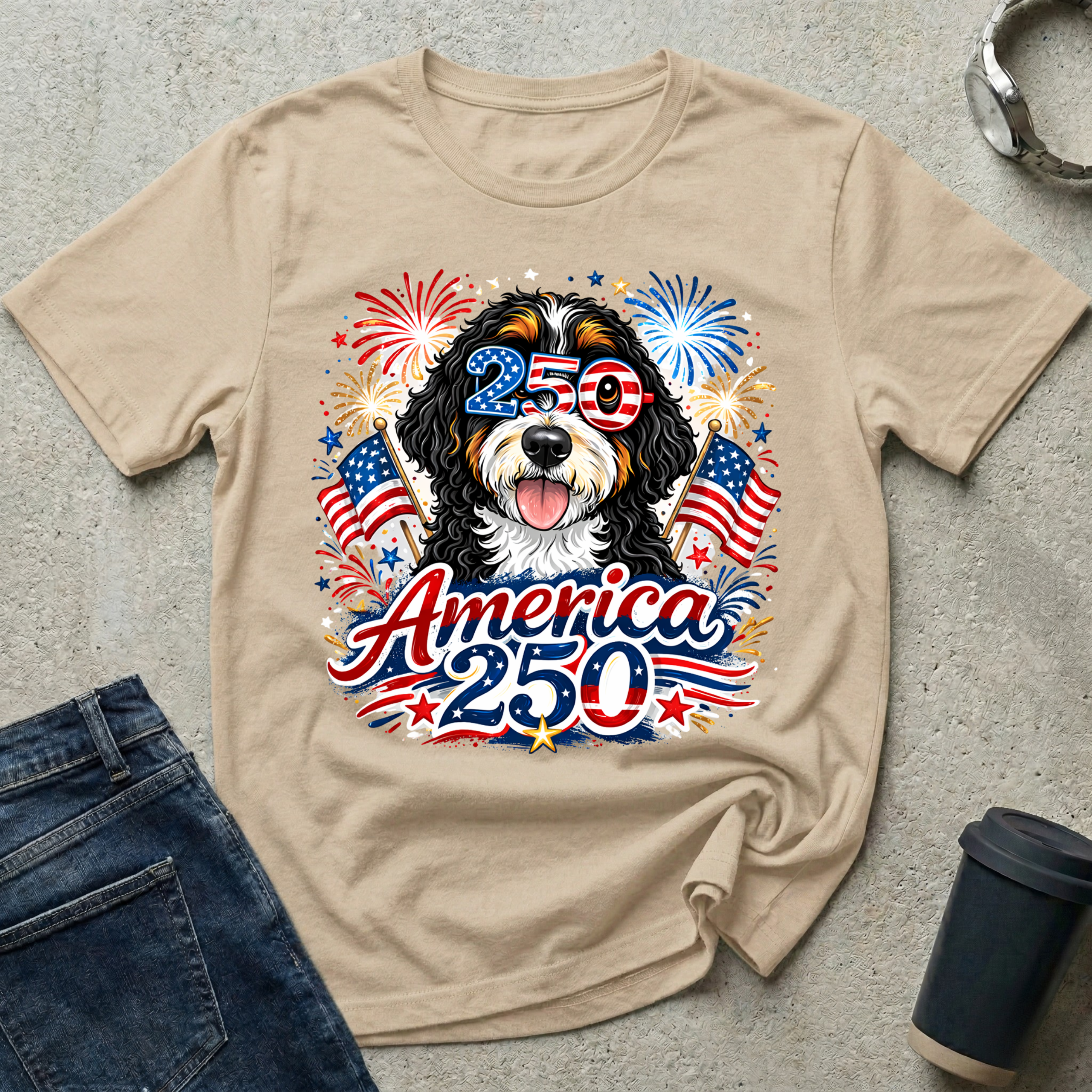 America 250th Birthday T-Shirt